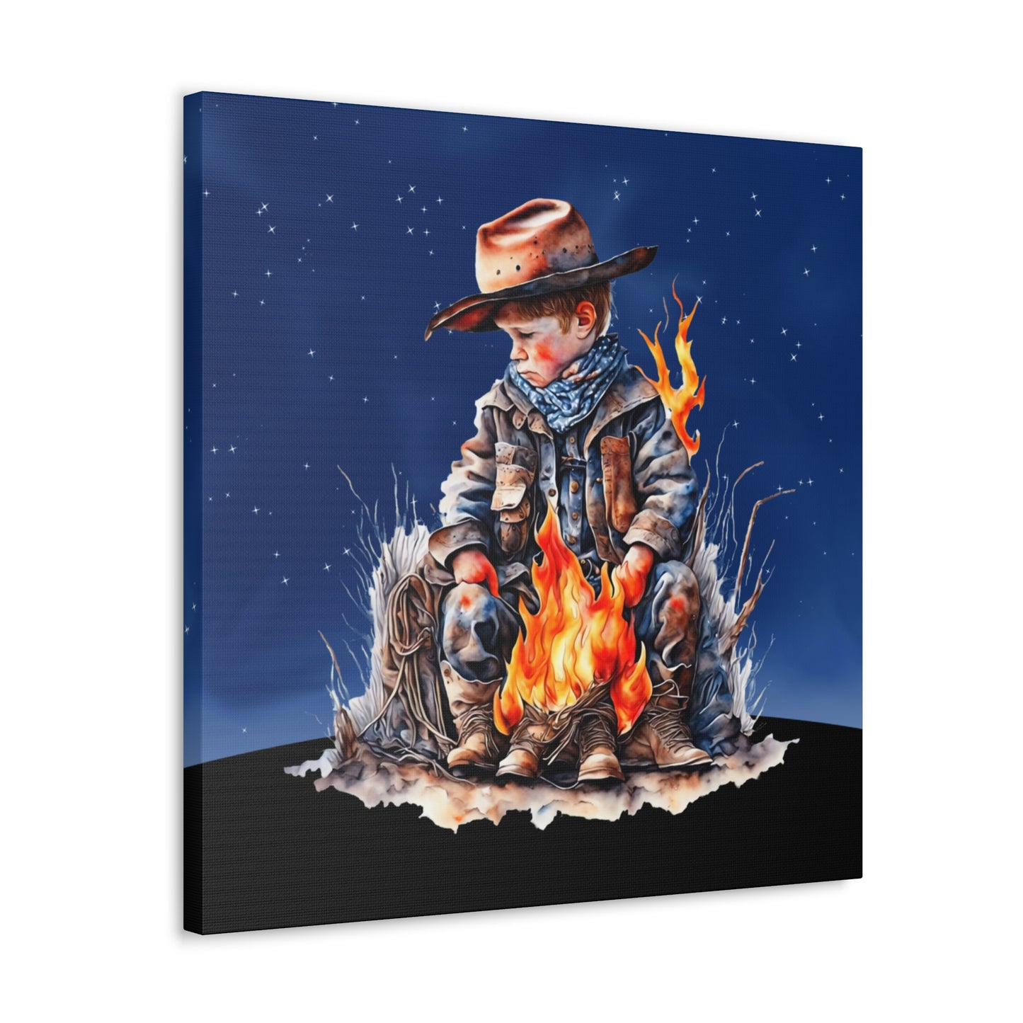 "Starry Night Cowboy" Wall Art - Weave Got Gifts - Unique Gifts You Won’t Find Anywhere Else!