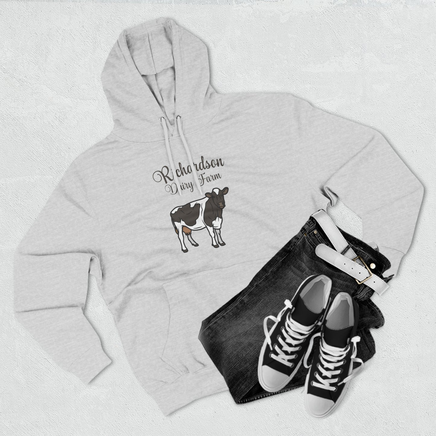 Custom "Dairy Farm" Hoodie - Weave Got Gifts - Unique Gifts You Won’t Find Anywhere Else!