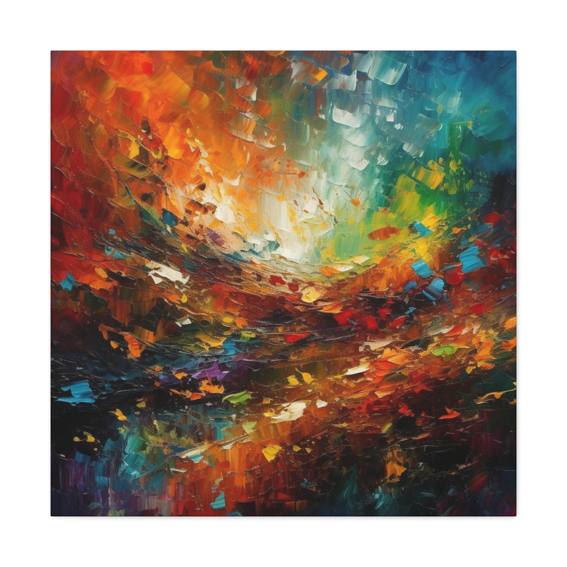 "Colorful Abstract Painting" Wall Art - Weave Got Gifts - Unique Gifts You Won’t Find Anywhere Else!