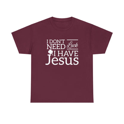High-quality Christian apparel with bold lettering.
