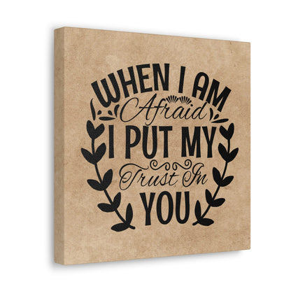 High-quality canvas Christian art displayed in a cozy prayer space
