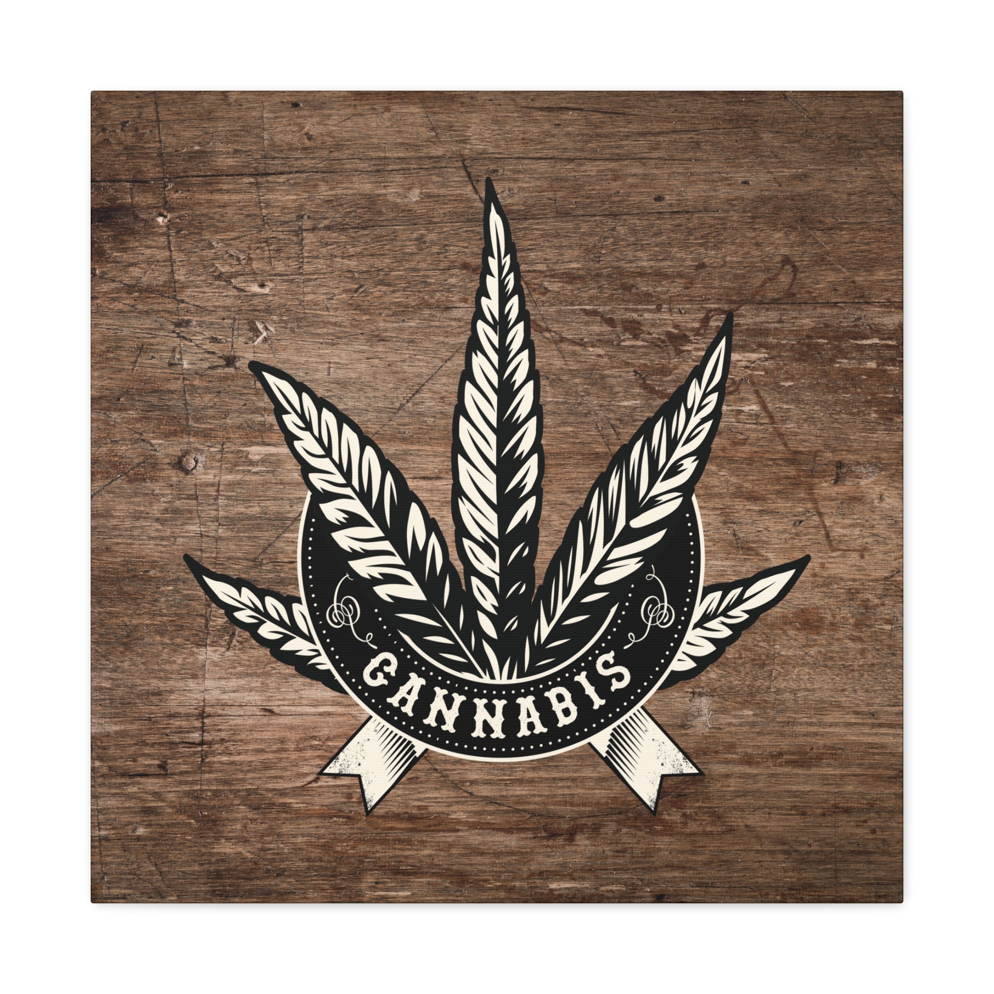 "Vintage Cannabis" Wall Art - Weave Got Gifts - Unique Gifts You Won’t Find Anywhere Else!