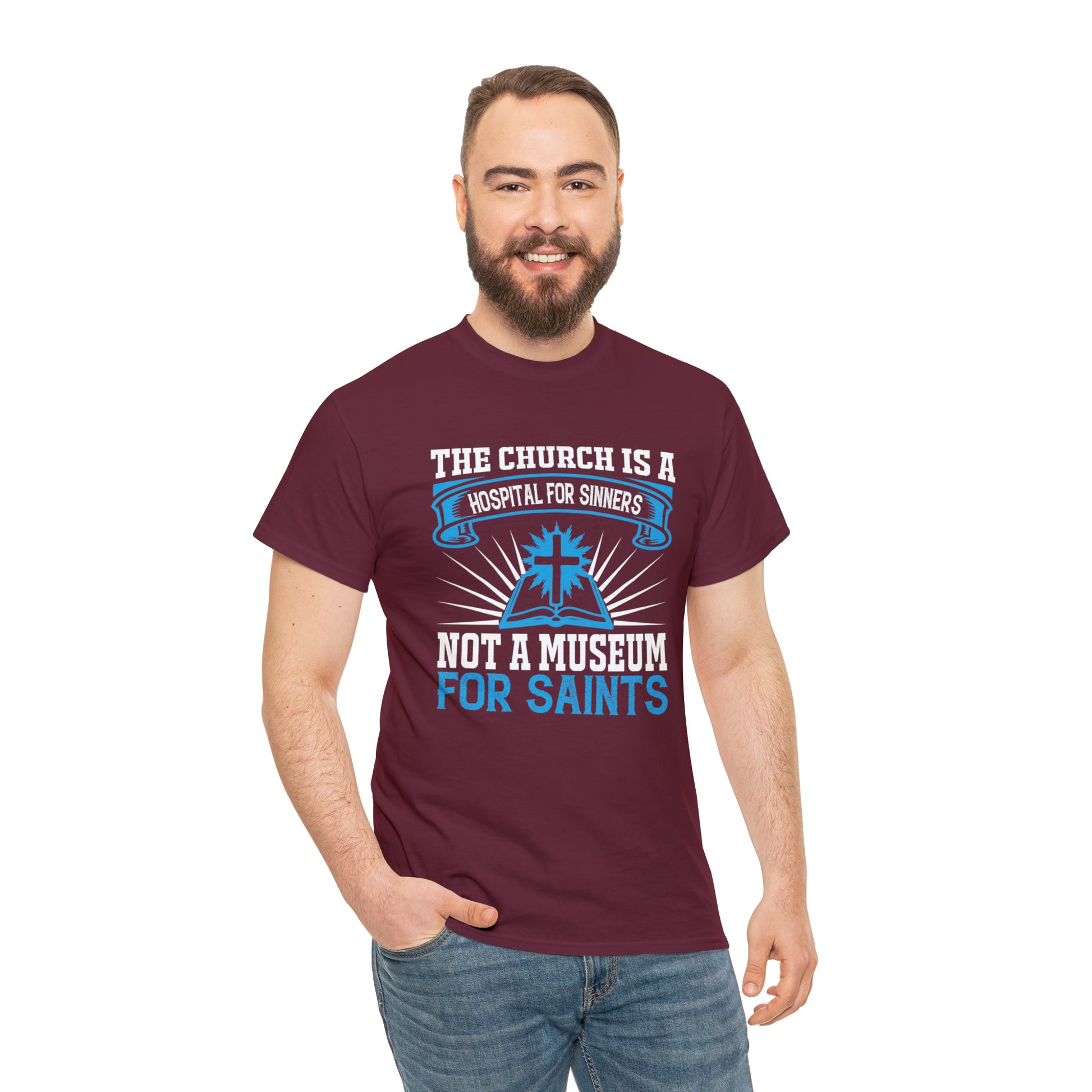 "Church Is A Hospital For Sinners" T-Shirt - Weave Got Gifts - Unique Gifts You Won’t Find Anywhere Else!