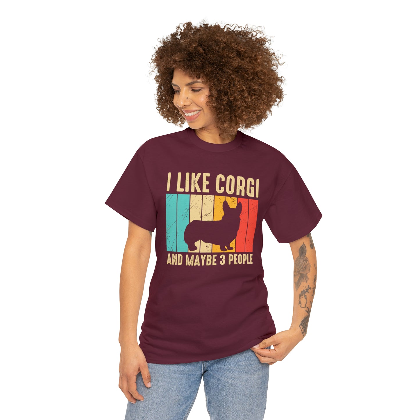 "I Like Corgi & Maybe 3 People" T-Shirt - Weave Got Gifts - Unique Gifts You Won’t Find Anywhere Else!