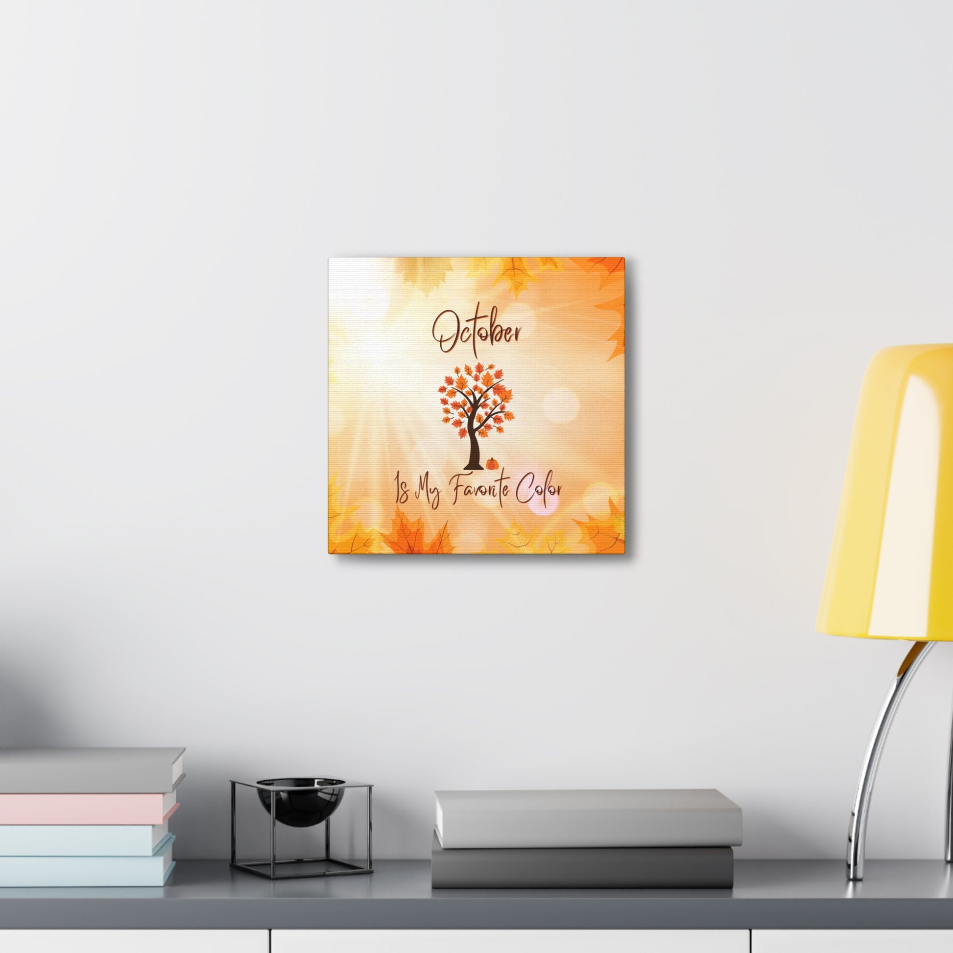 "October Is My Favorite Color" Wall Art - Weave Got Gifts - Unique Gifts You Won’t Find Anywhere Else!