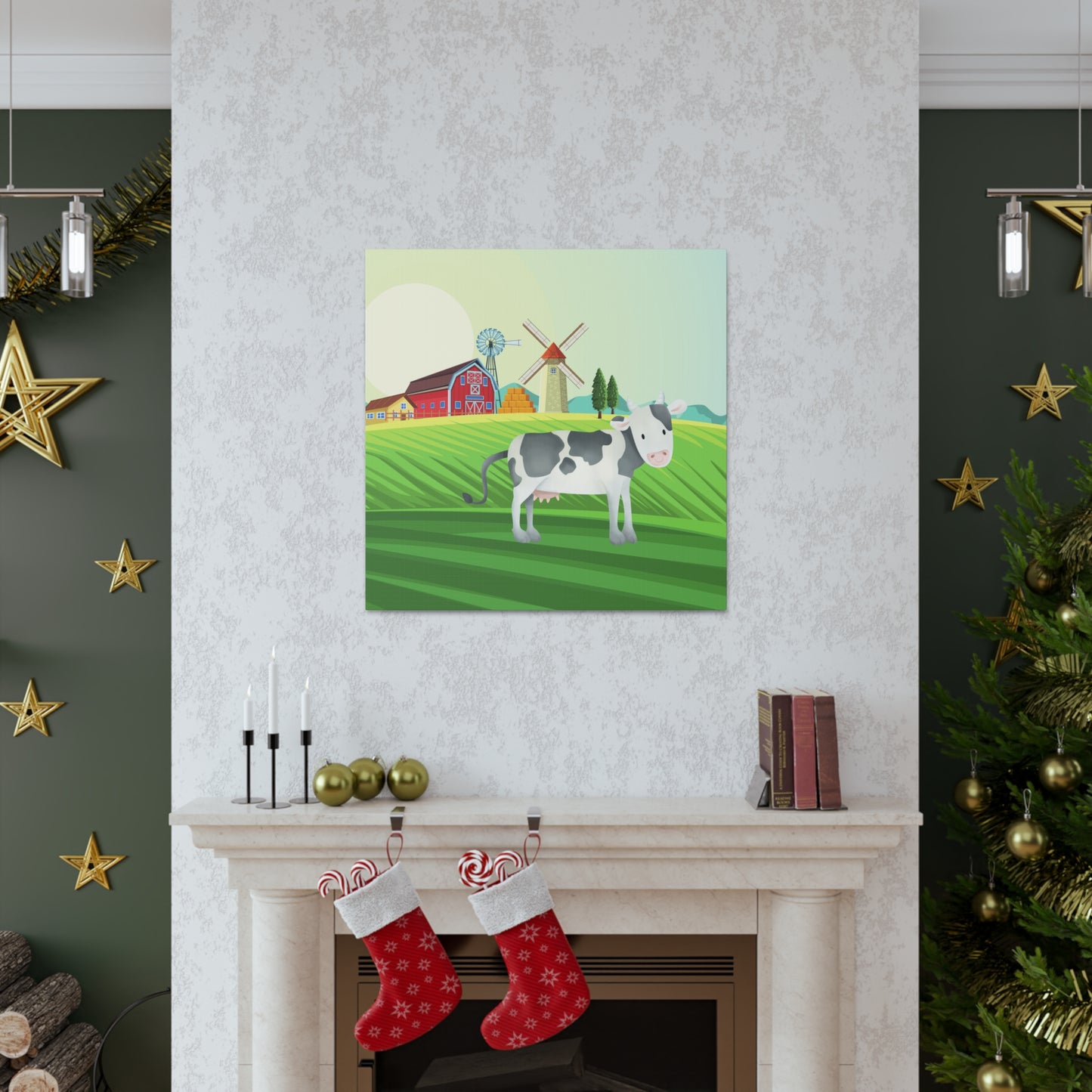 "Cow On A Farm" Kids Wall Art - Weave Got Gifts - Unique Gifts You Won’t Find Anywhere Else!