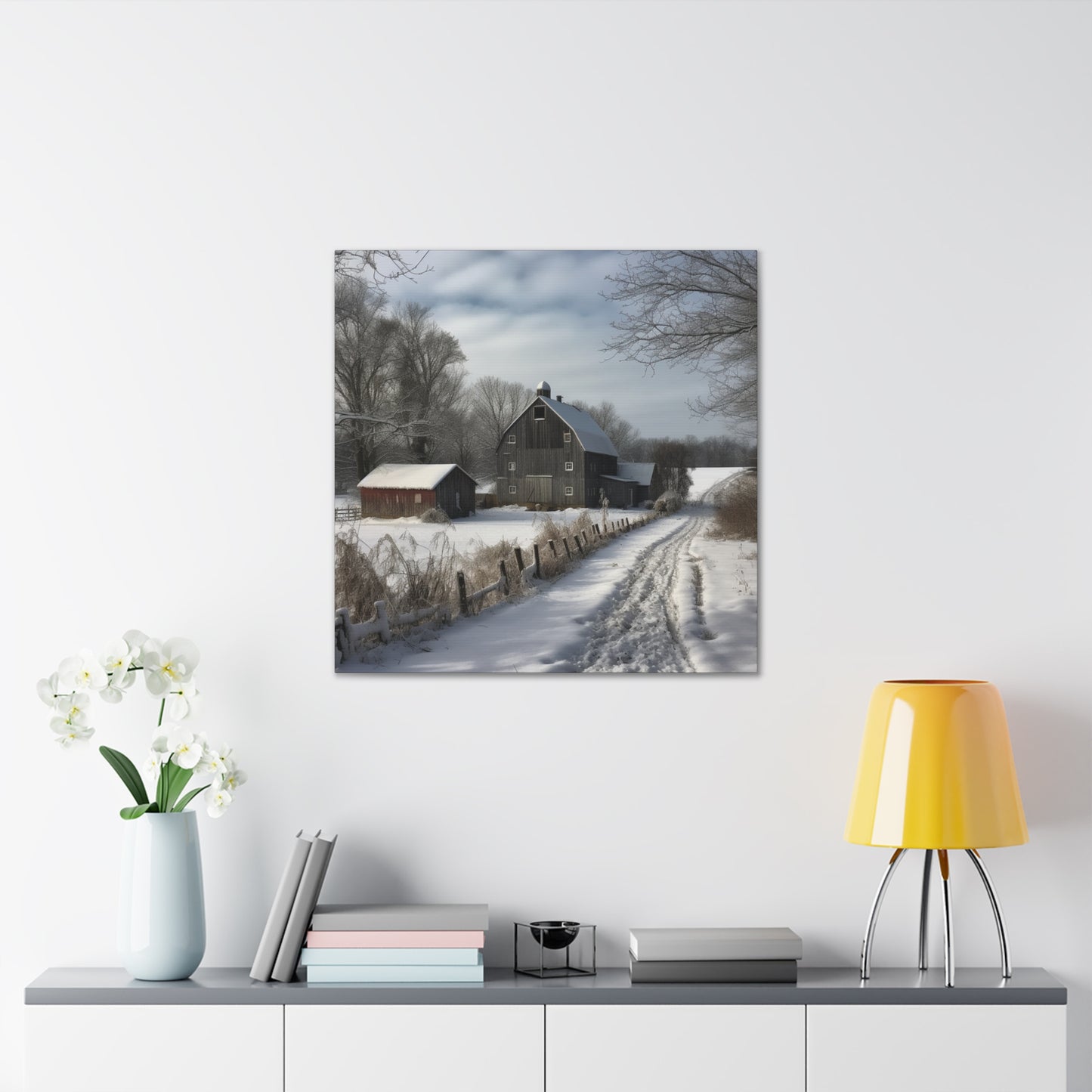 "Farm Winter Wonderland" Wall Art - Weave Got Gifts - Unique Gifts You Won’t Find Anywhere Else!