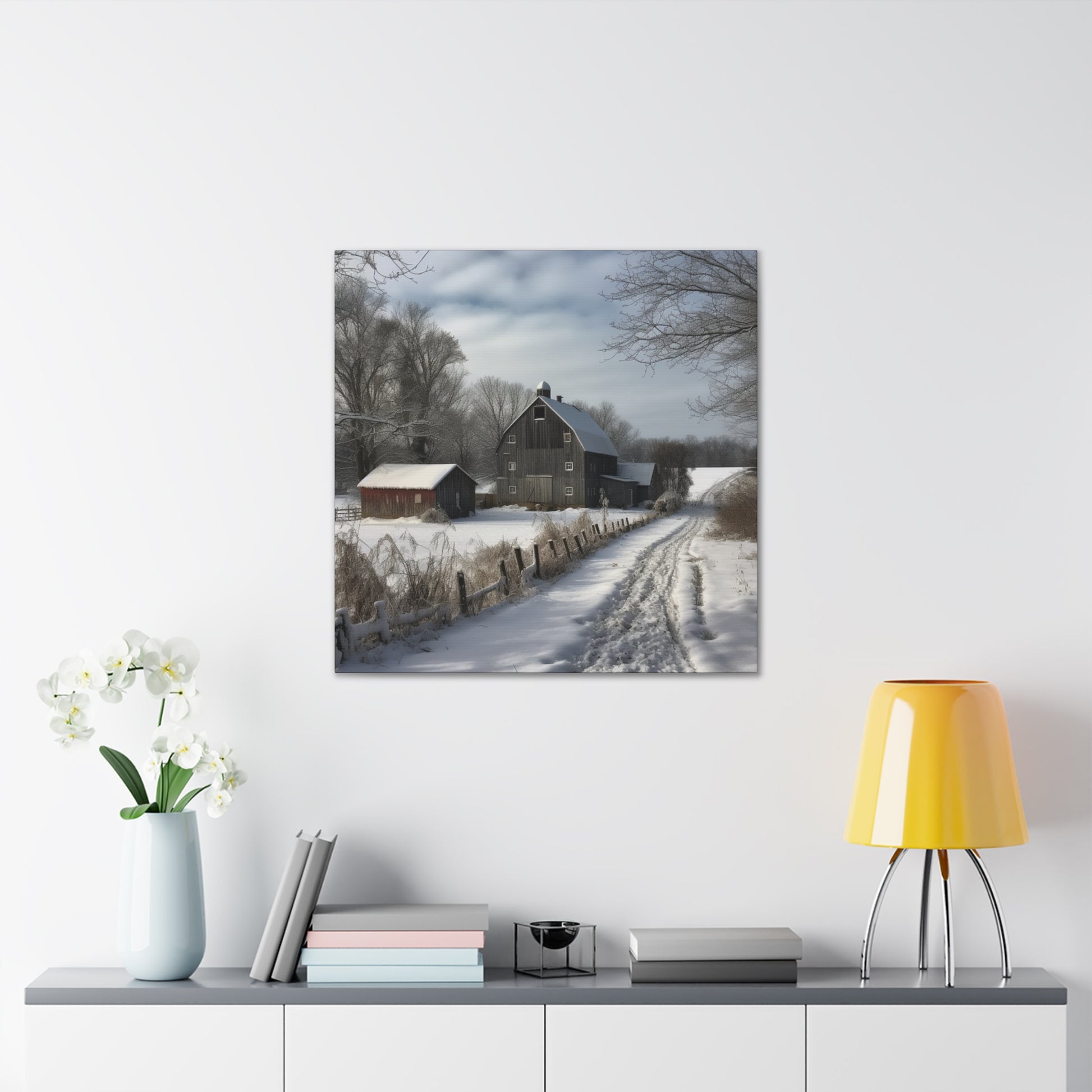 "Farm Winter Wonderland" Wall Art - Weave Got Gifts - Unique Gifts You Won’t Find Anywhere Else!