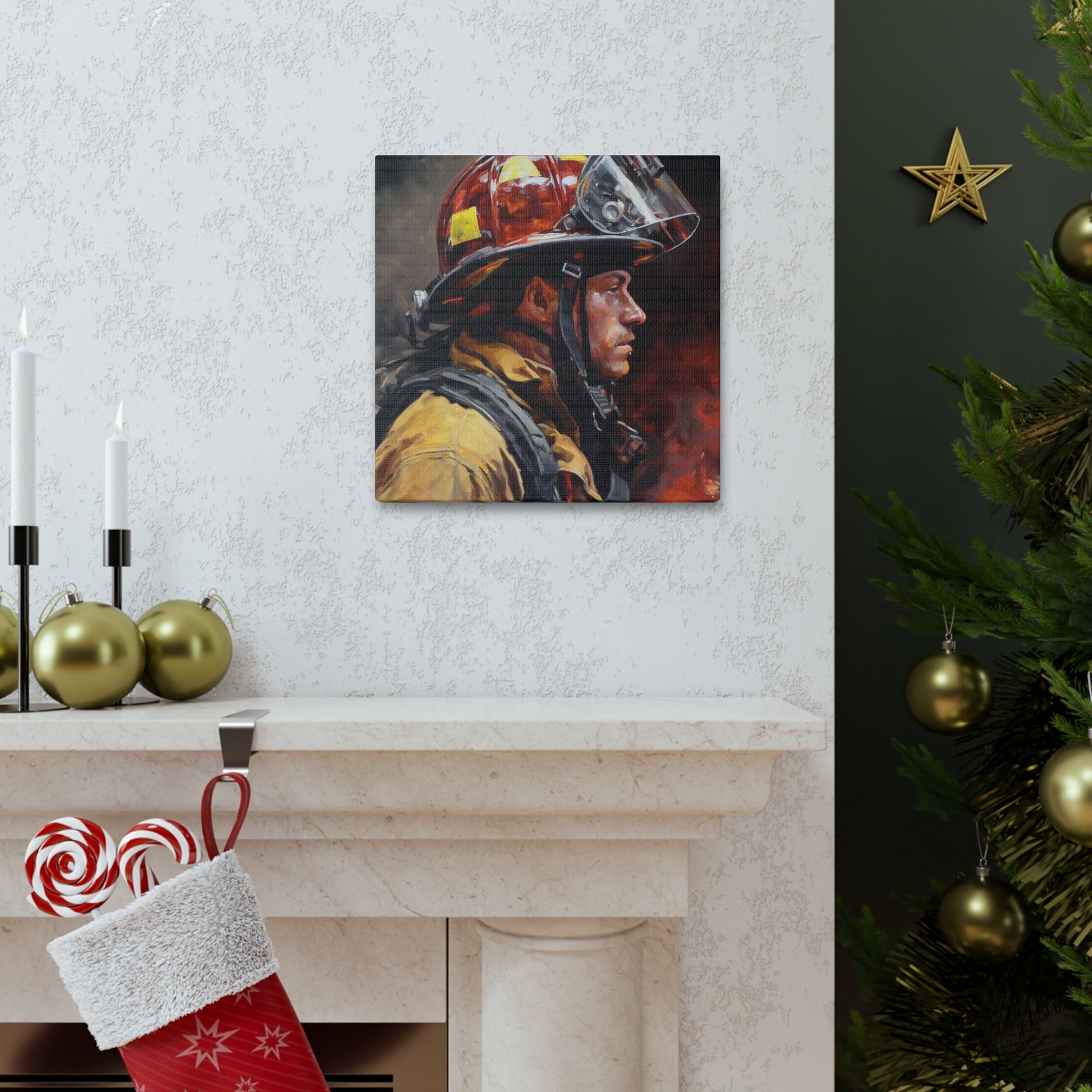 "Firefighter" Hero" Wall Art - Weave Got Gifts - Unique Gifts You Won’t Find Anywhere Else!