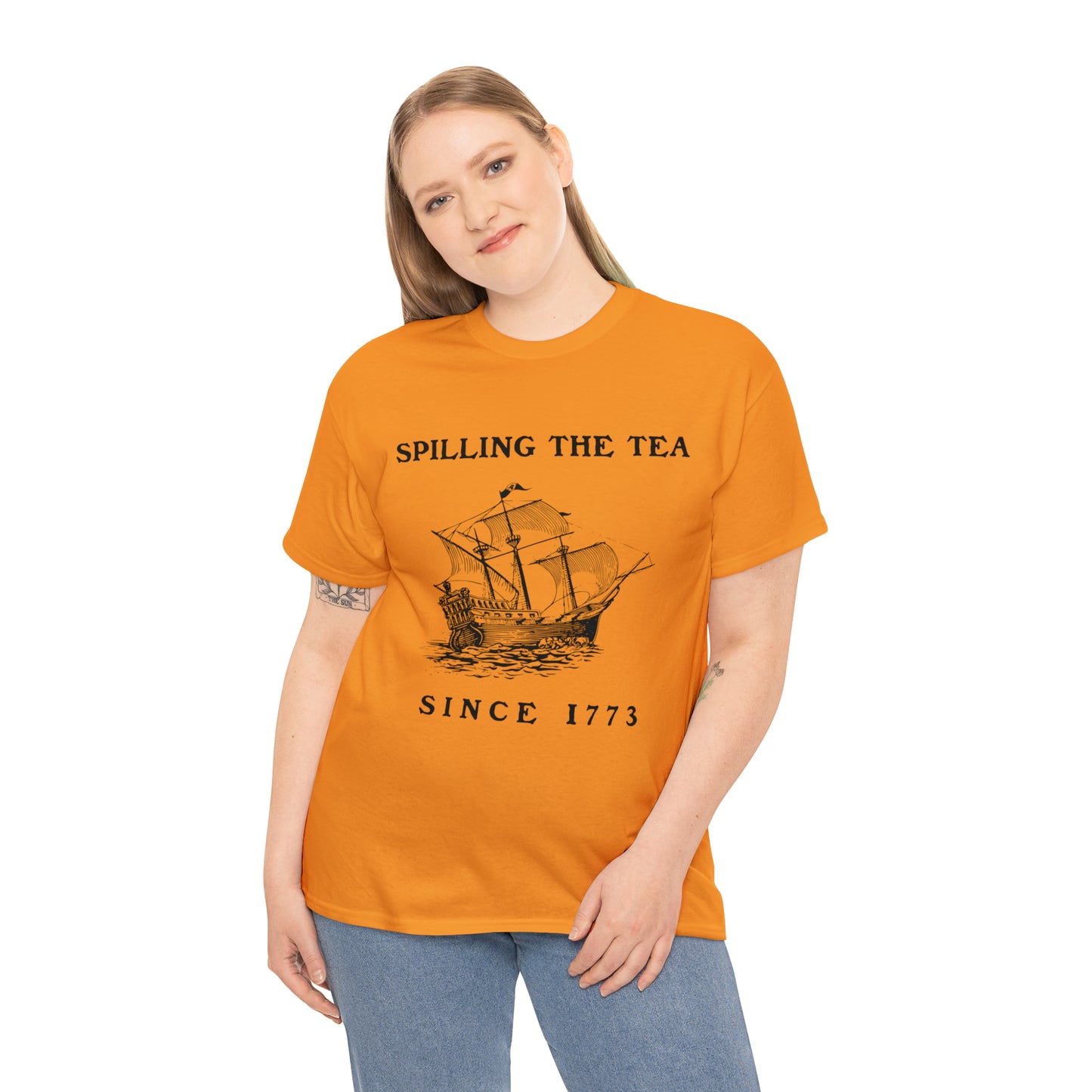 "Spilling The Tea, Since 1773" T-Shirt - Weave Got Gifts - Unique Gifts You Won’t Find Anywhere Else!