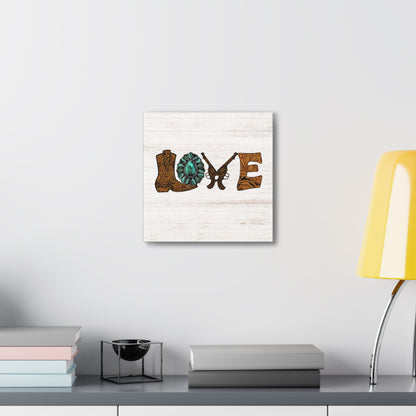 "Wild West Love" Canvas Wall Art Print - Weave Got Gifts - Unique Gifts You Won’t Find Anywhere Else!