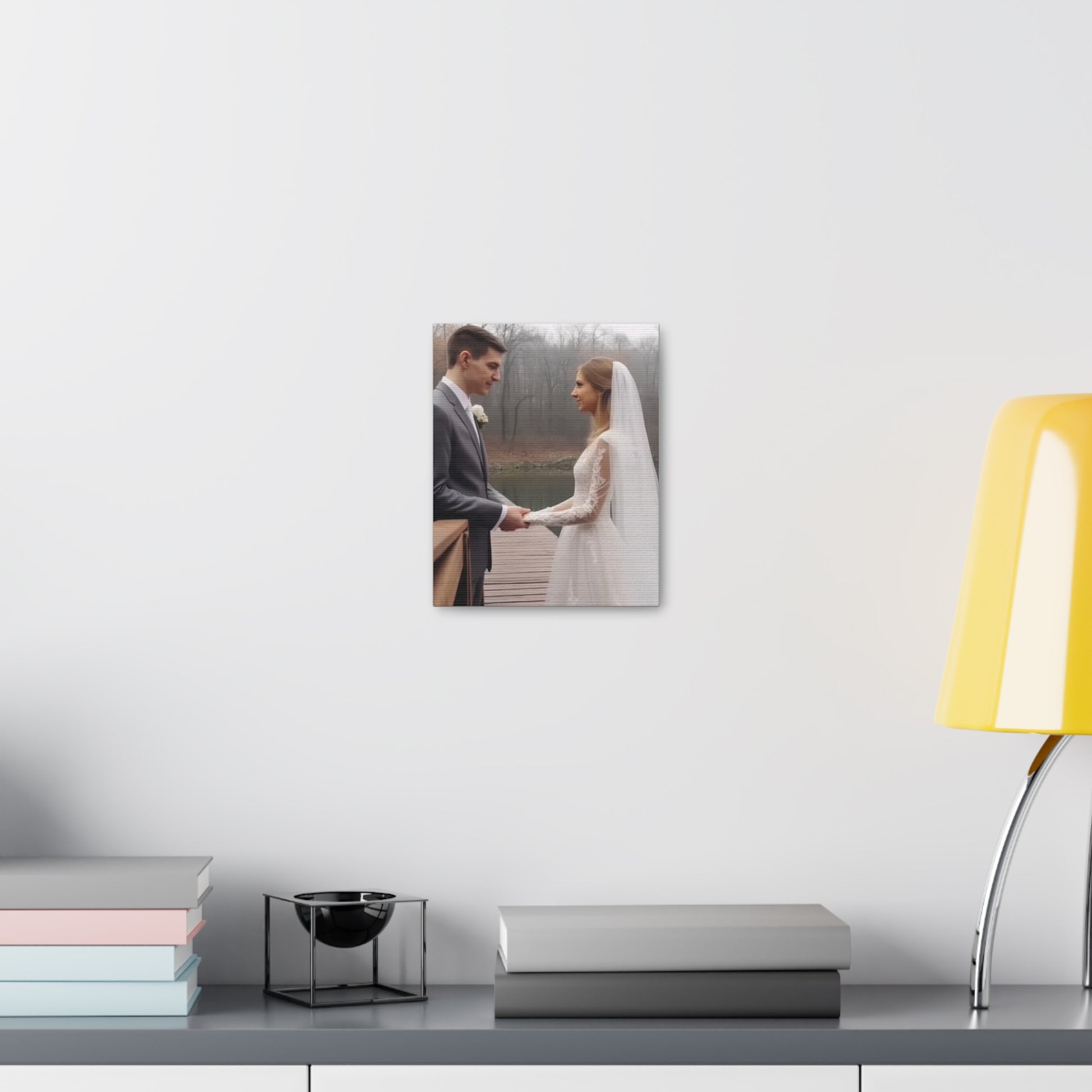Wedding photo canvas art – custom made for your wall

