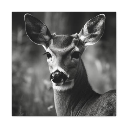 "Black & White Doe" Hunting Wall Art - Weave Got Gifts - Unique Gifts You Won’t Find Anywhere Else!
