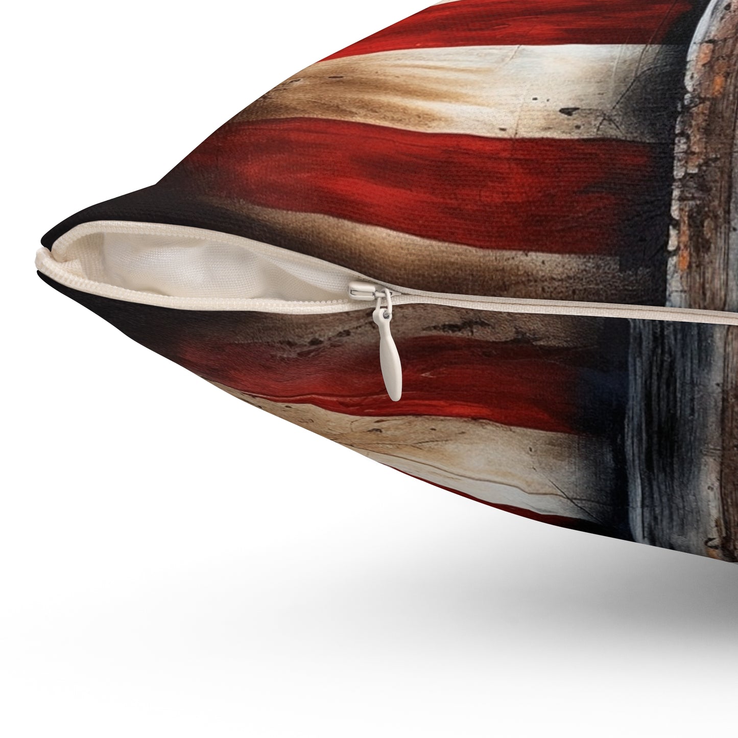 "American Flag & Cross" Throw Pillow - Weave Got Gifts - Unique Gifts You Won’t Find Anywhere Else!