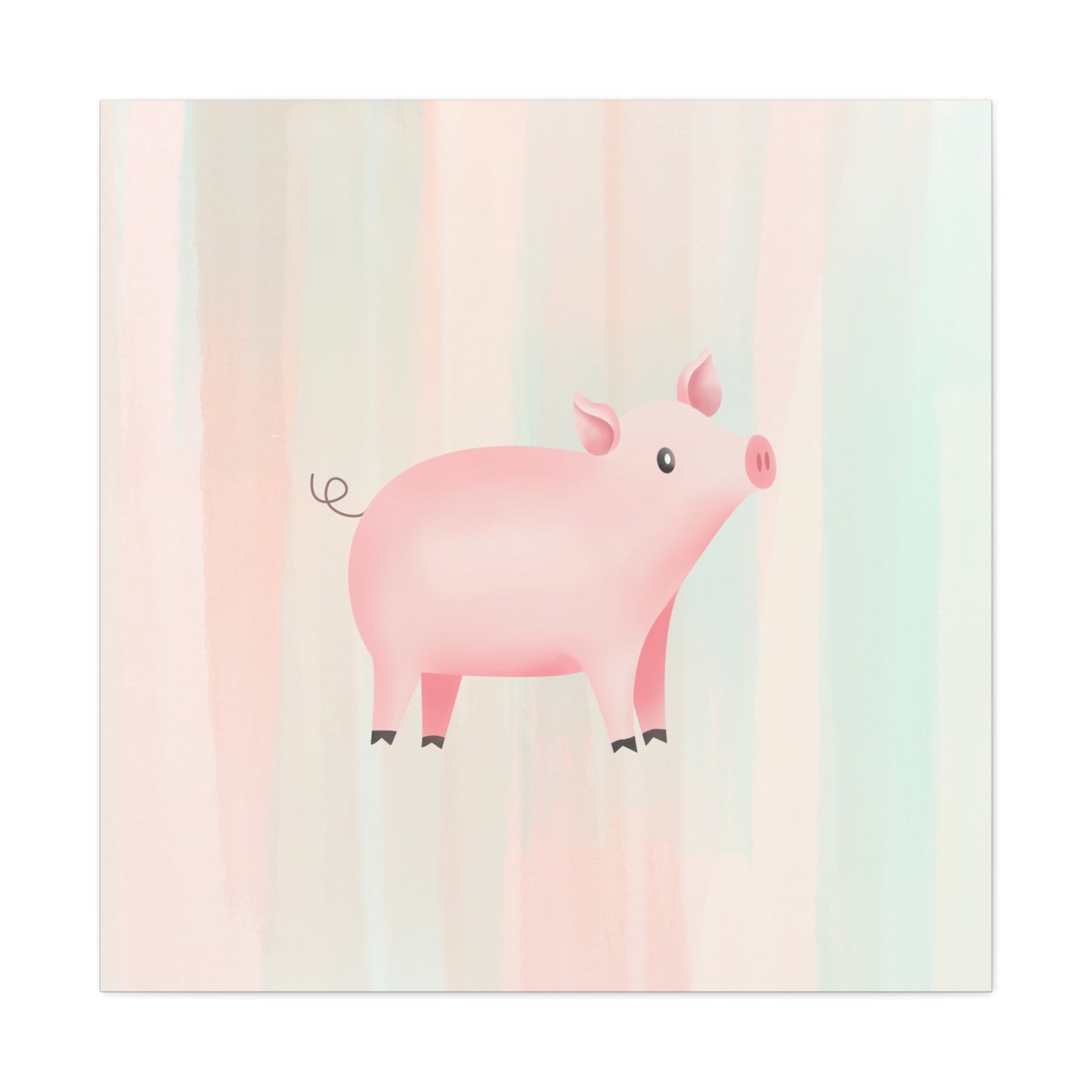 "Cute Pig" Nursery Wall Art - Weave Got Gifts - Unique Gifts You Won’t Find Anywhere Else!