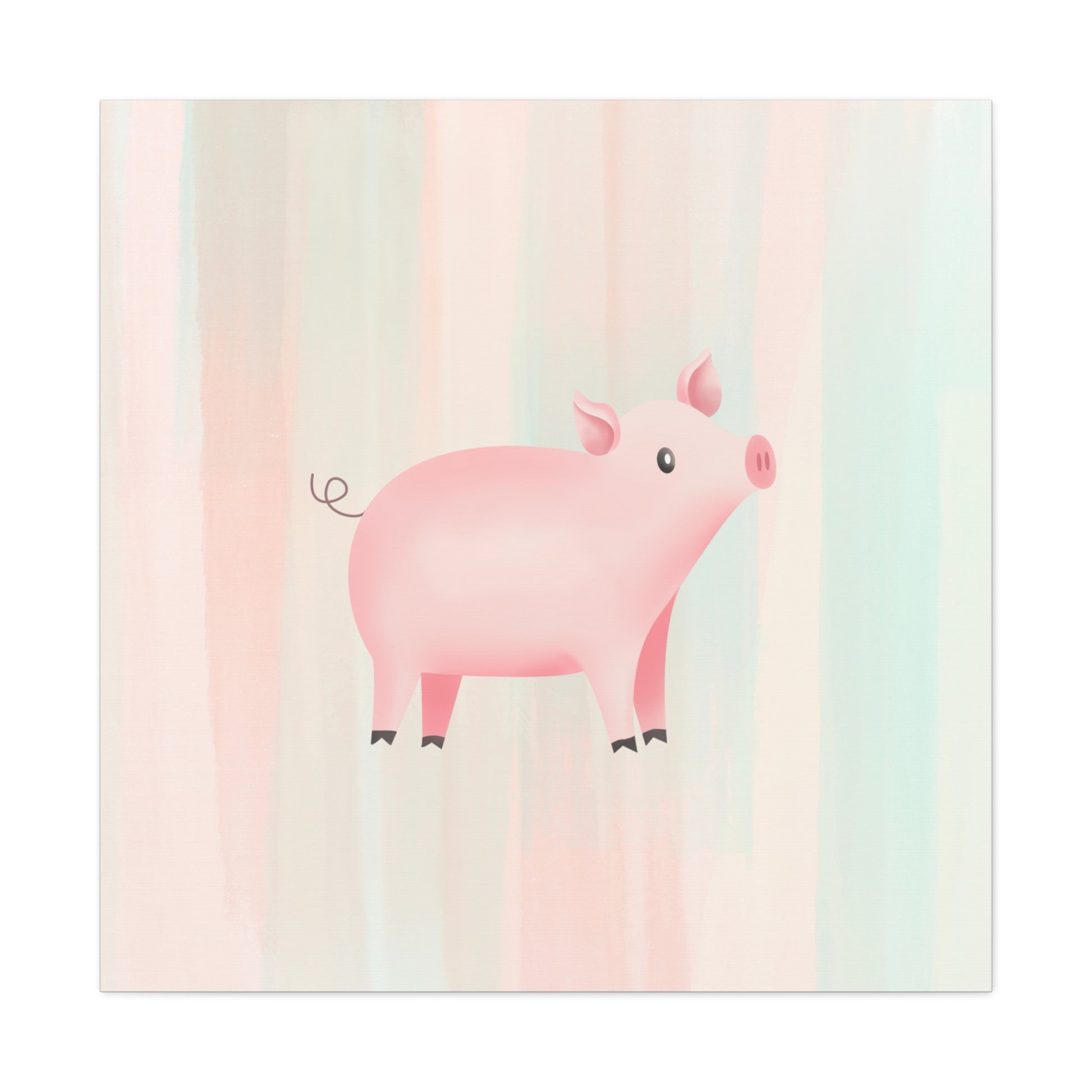 "Cute Pig" Nursery Wall Art - Weave Got Gifts - Unique Gifts You Won’t Find Anywhere Else!