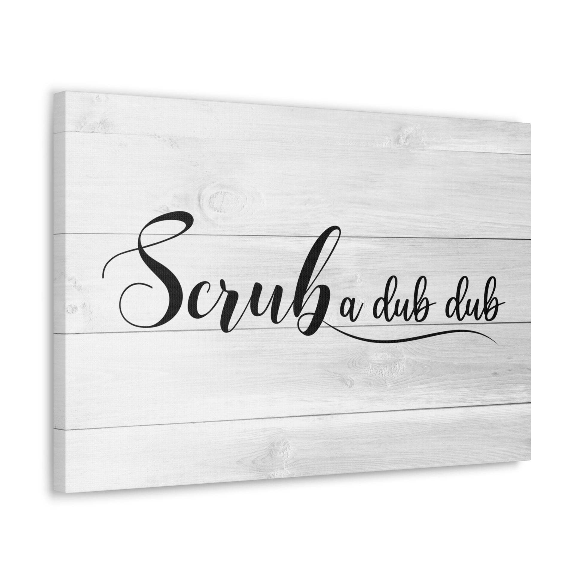 "Scrub A Dub Dub" Bathroom Wall Art - Weave Got Gifts - Unique Gifts You Won’t Find Anywhere Else!