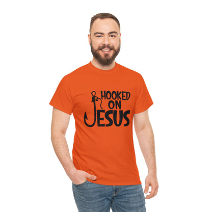 "Hooked on Jesus" T-Shirt - Weave Got Gifts - Unique Gifts You Won’t Find Anywhere Else!