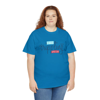 "I Have Crippling Depression" T-Shirt - Weave Got Gifts - Unique Gifts You Won’t Find Anywhere Else!