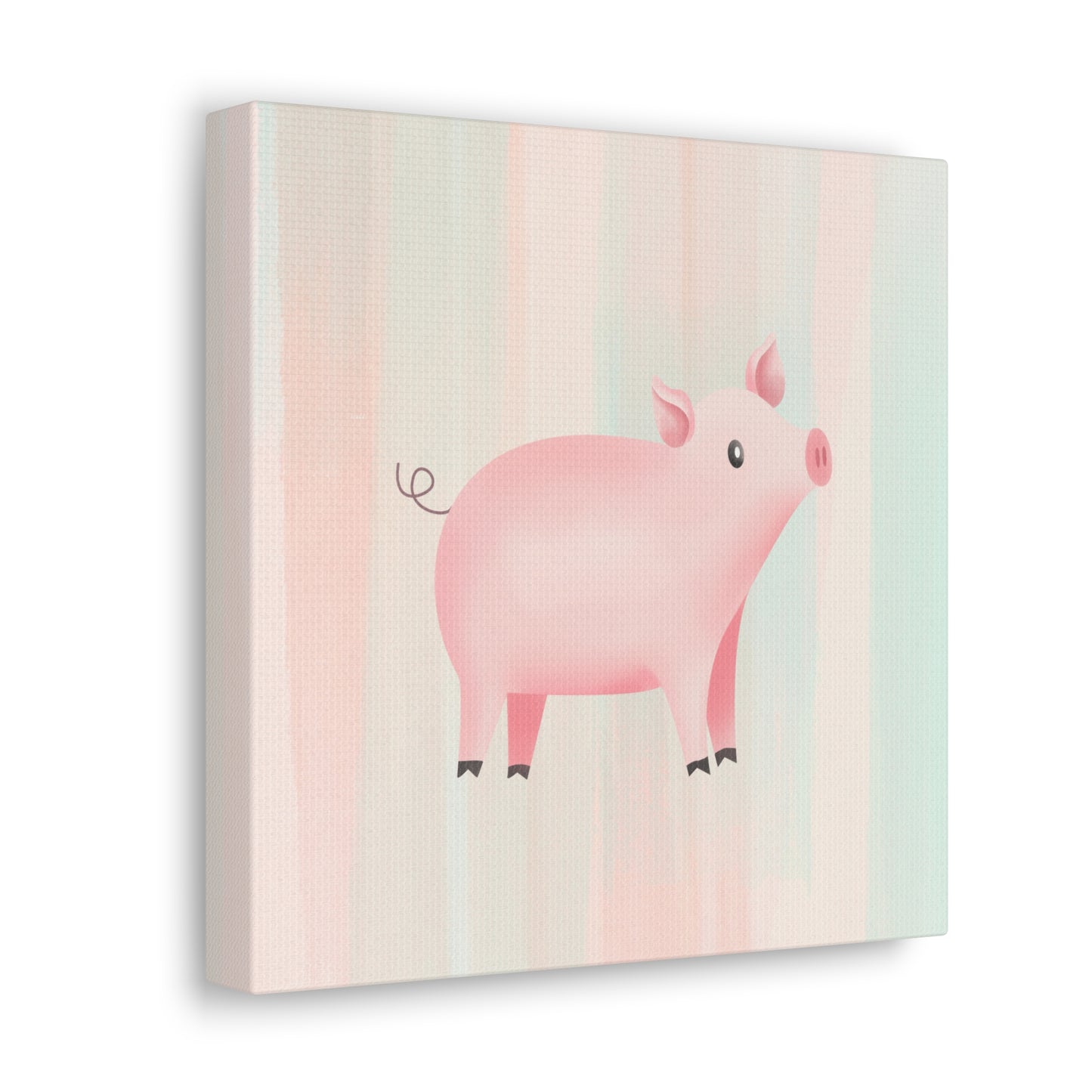 "Cute Pig" Nursery Wall Art - Weave Got Gifts - Unique Gifts You Won’t Find Anywhere Else!