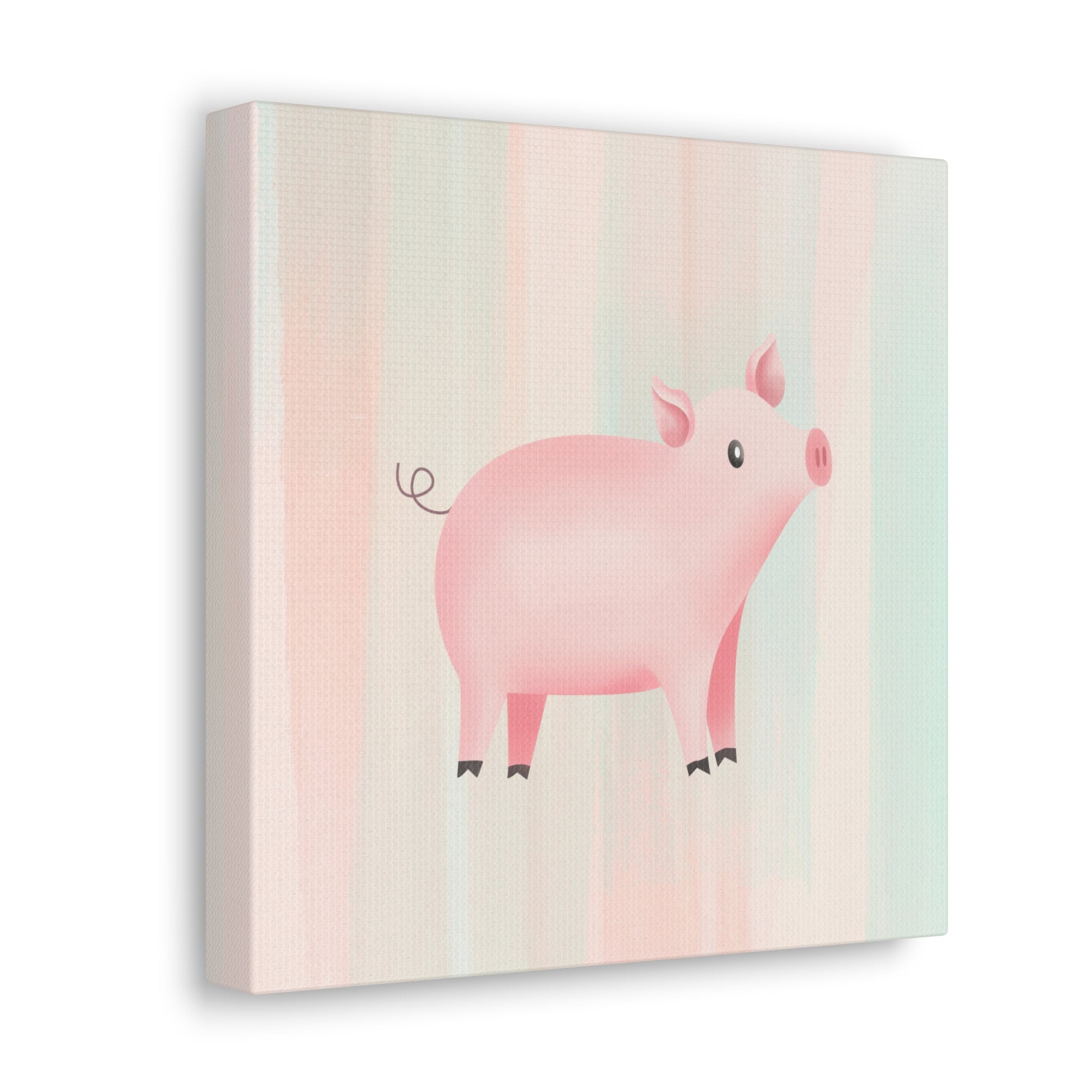 "Cute Pig" Nursery Wall Art - Weave Got Gifts - Unique Gifts You Won’t Find Anywhere Else!