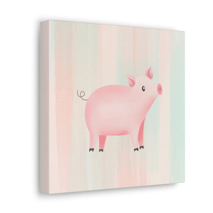 "Cute Pig" Nursery Wall Art - Weave Got Gifts - Unique Gifts You Won’t Find Anywhere Else!