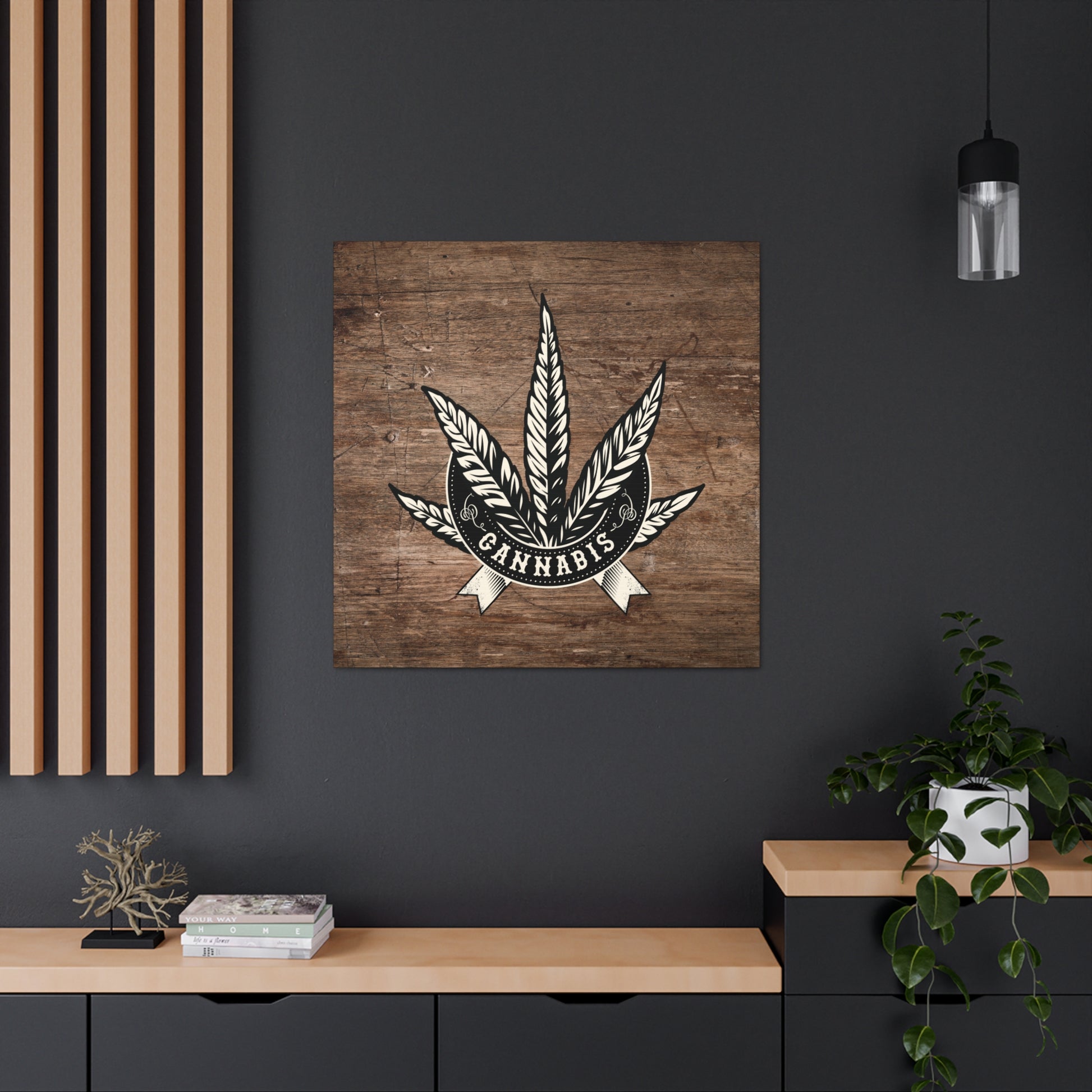 "Vintage Cannabis" Wall Art - Weave Got Gifts - Unique Gifts You Won’t Find Anywhere Else!