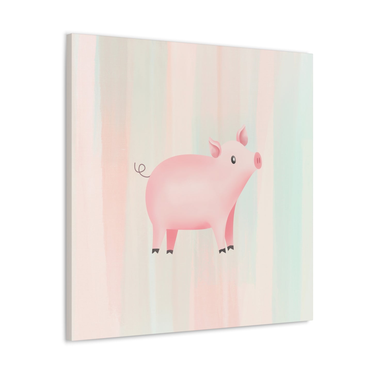 "Cute Pig" Nursery Wall Art - Weave Got Gifts - Unique Gifts You Won’t Find Anywhere Else!
