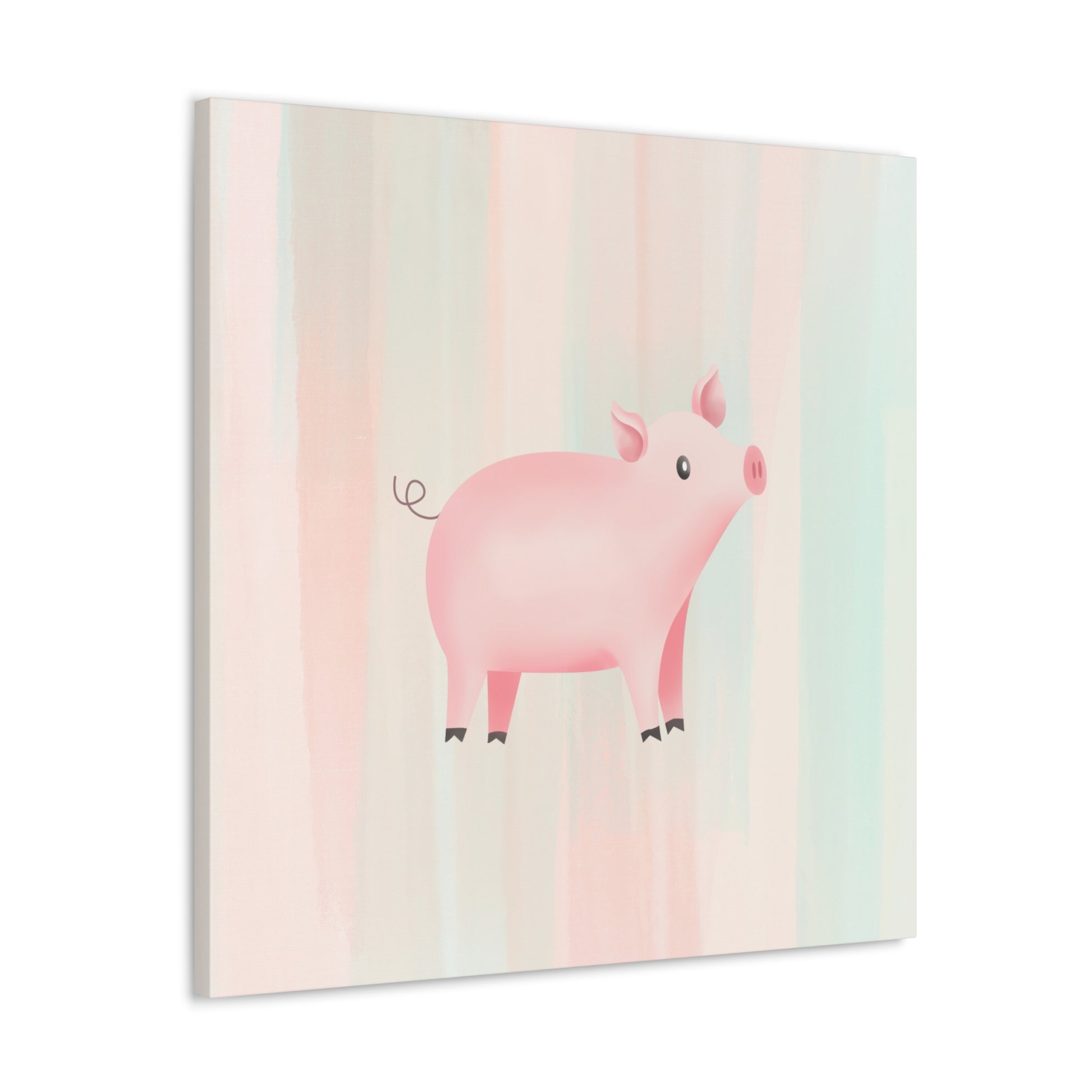 "Cute Pig" Nursery Wall Art - Weave Got Gifts - Unique Gifts You Won’t Find Anywhere Else!