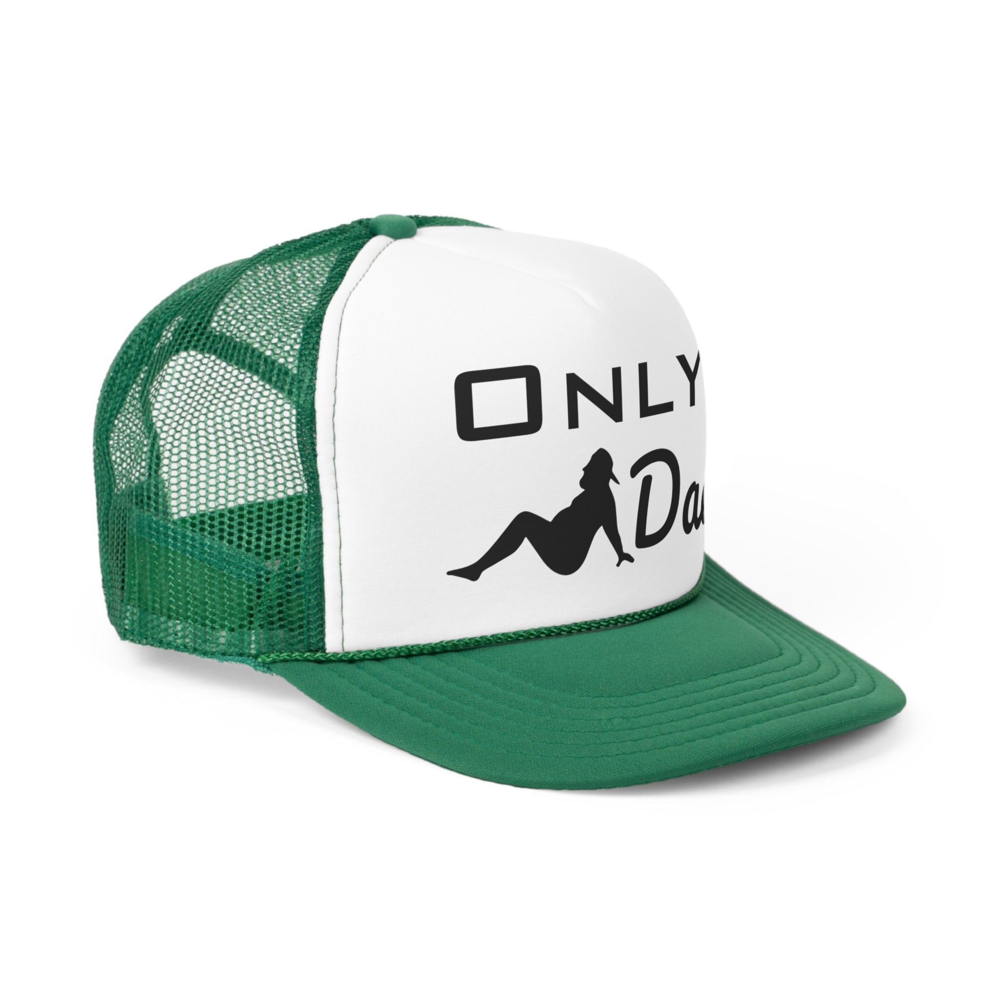 Customizable "Only Dads" cap in four color variations for proud dads.