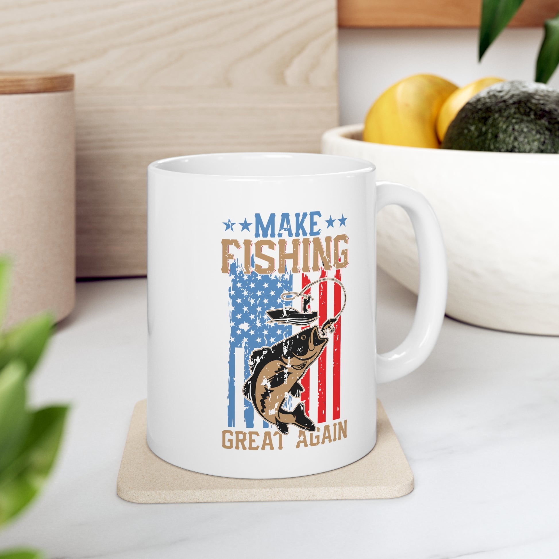 "Make Fishing Great Again" Coffee Mug - Weave Got Gifts - Unique Gifts You Won’t Find Anywhere Else!