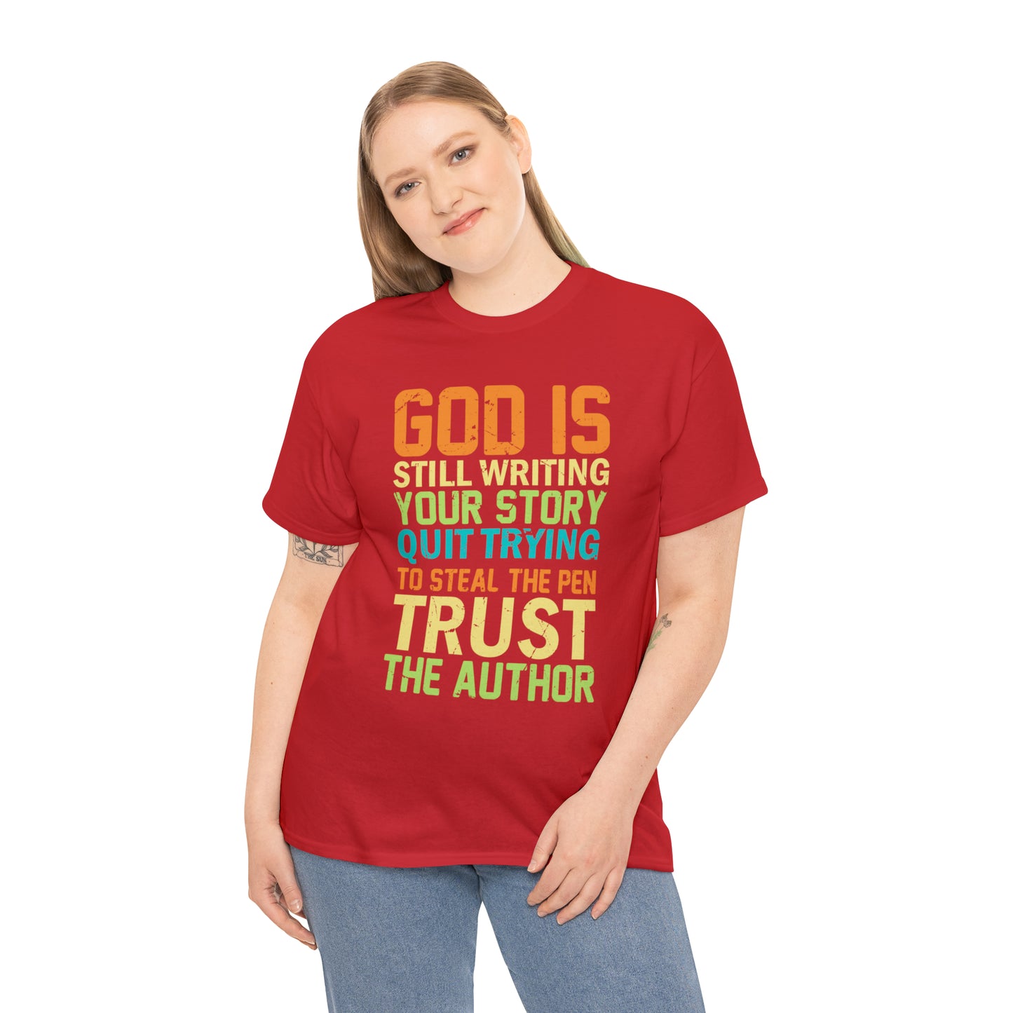 "God Is Still Writing Your Story" T-Shirt - Weave Got Gifts - Unique Gifts You Won’t Find Anywhere Else!