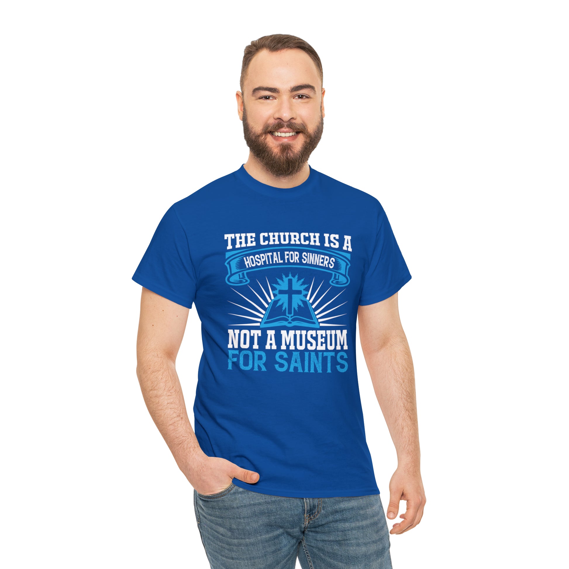 "Church Is A Hospital For Sinners" T-Shirt - Weave Got Gifts - Unique Gifts You Won’t Find Anywhere Else!
