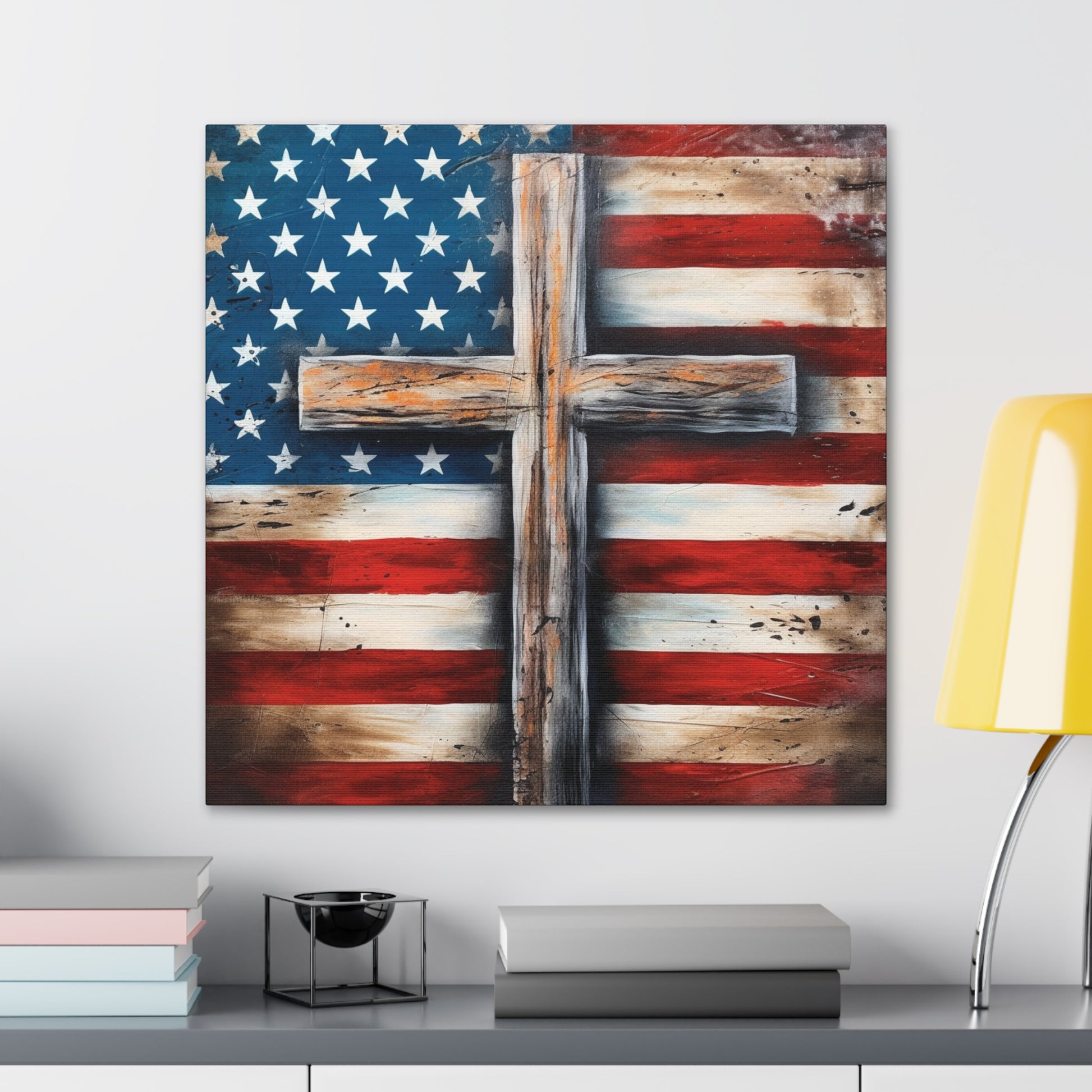 "Faith & Freedom" Wall Art - Weave Got Gifts - Unique Gifts You Won’t Find Anywhere Else!