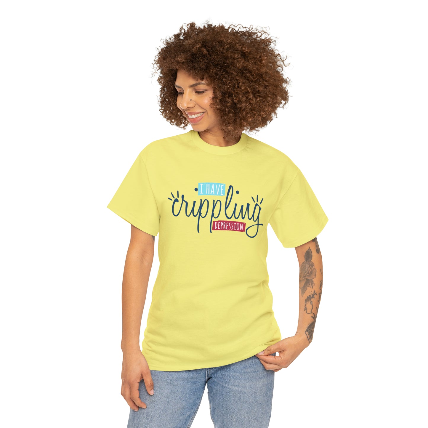 "I Have Crippling Depression" T-Shirt - Weave Got Gifts - Unique Gifts You Won’t Find Anywhere Else!