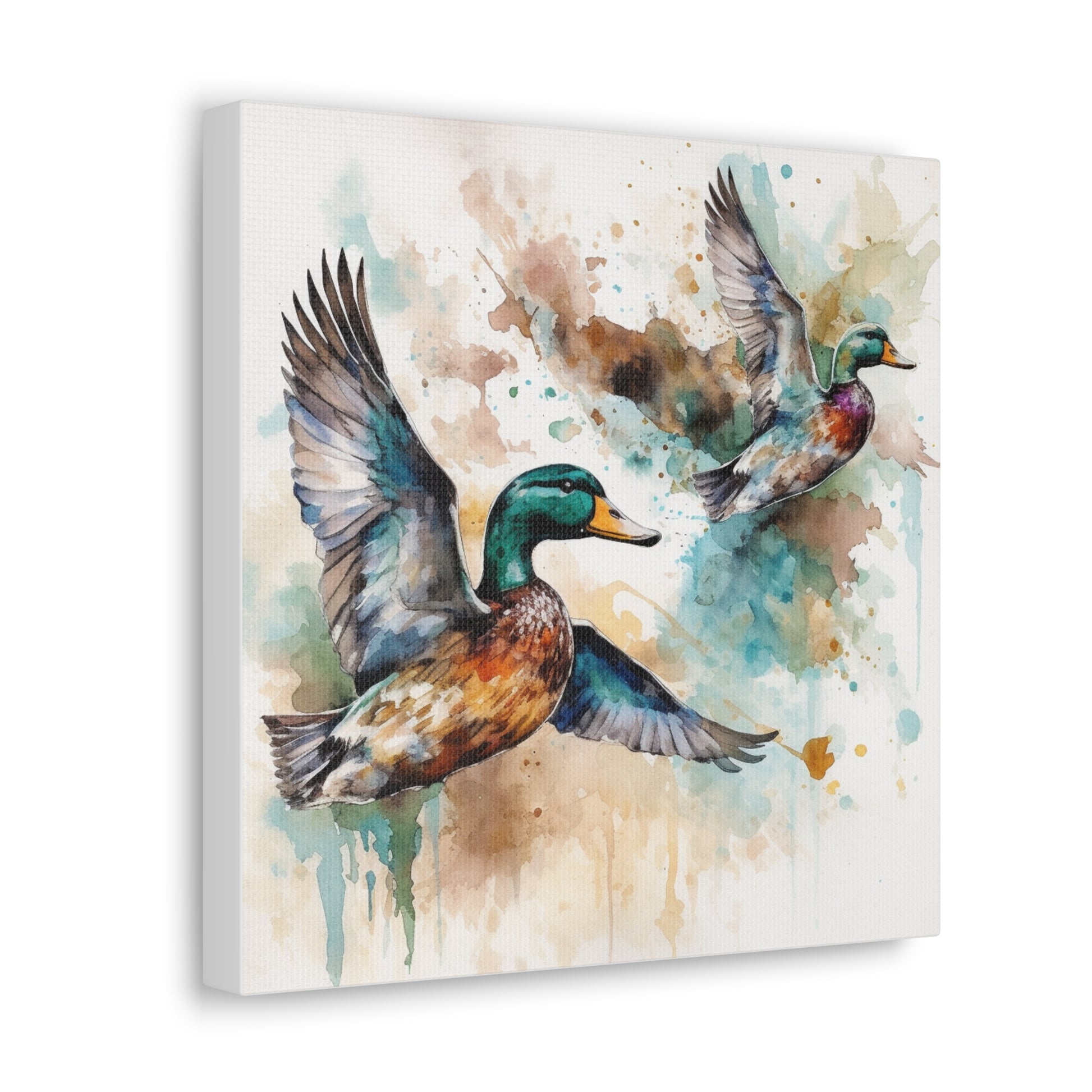 "Flying Ducks Painting" Wall Art - Weave Got Gifts - Unique Gifts You Won’t Find Anywhere Else!