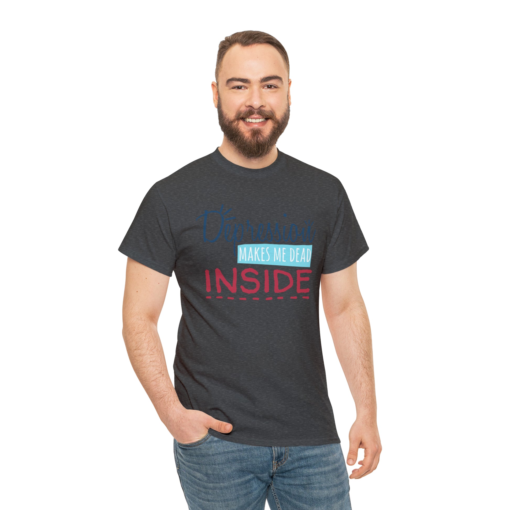 "Depression Makes Me Dead Inside" T-Shirt - Weave Got Gifts - Unique Gifts You Won’t Find Anywhere Else!