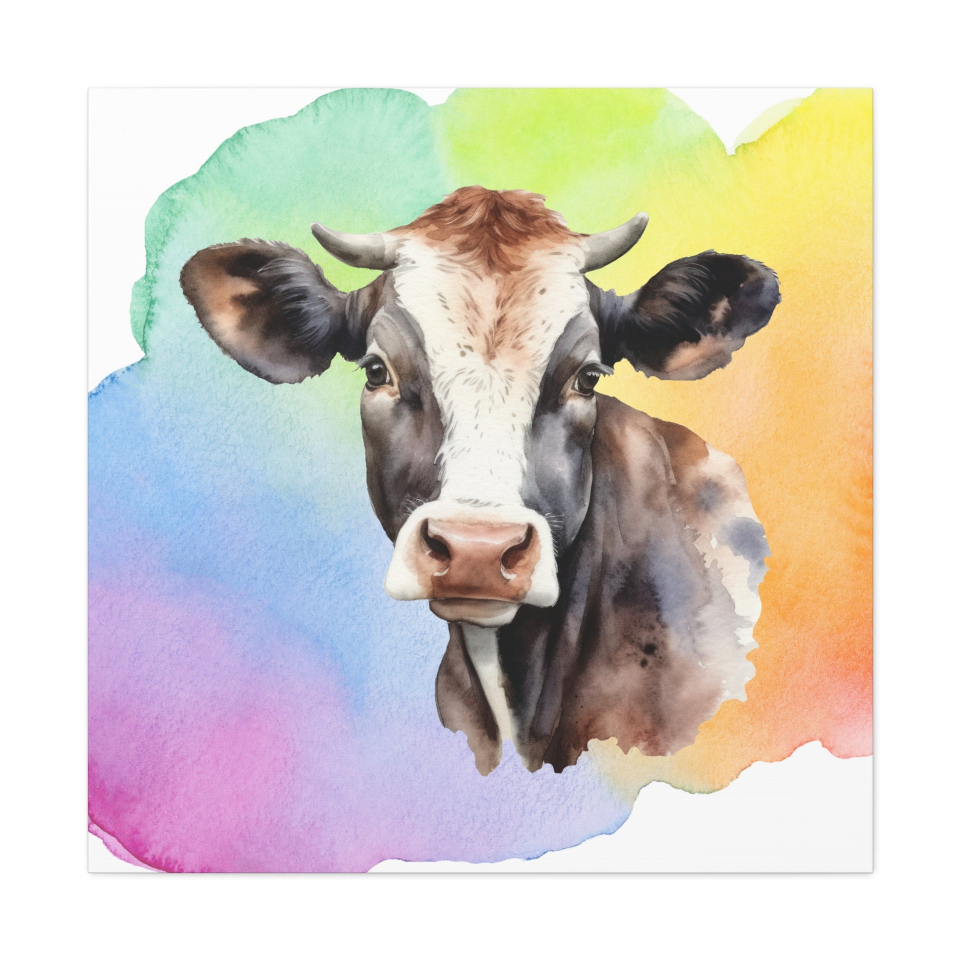 "Vibrant Color Cow" Wall Art - Weave Got Gifts - Unique Gifts You Won’t Find Anywhere Else!