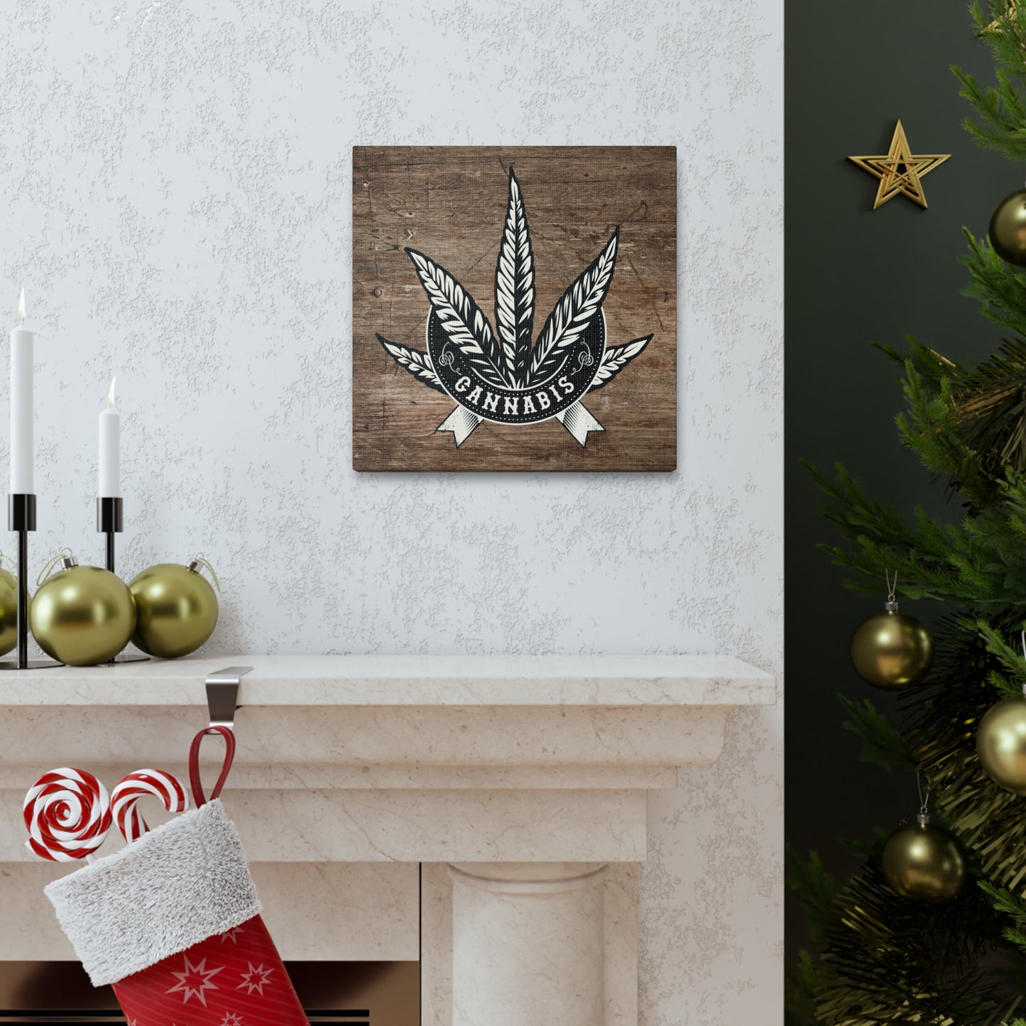 "Vintage Cannabis" Wall Art - Weave Got Gifts - Unique Gifts You Won’t Find Anywhere Else!