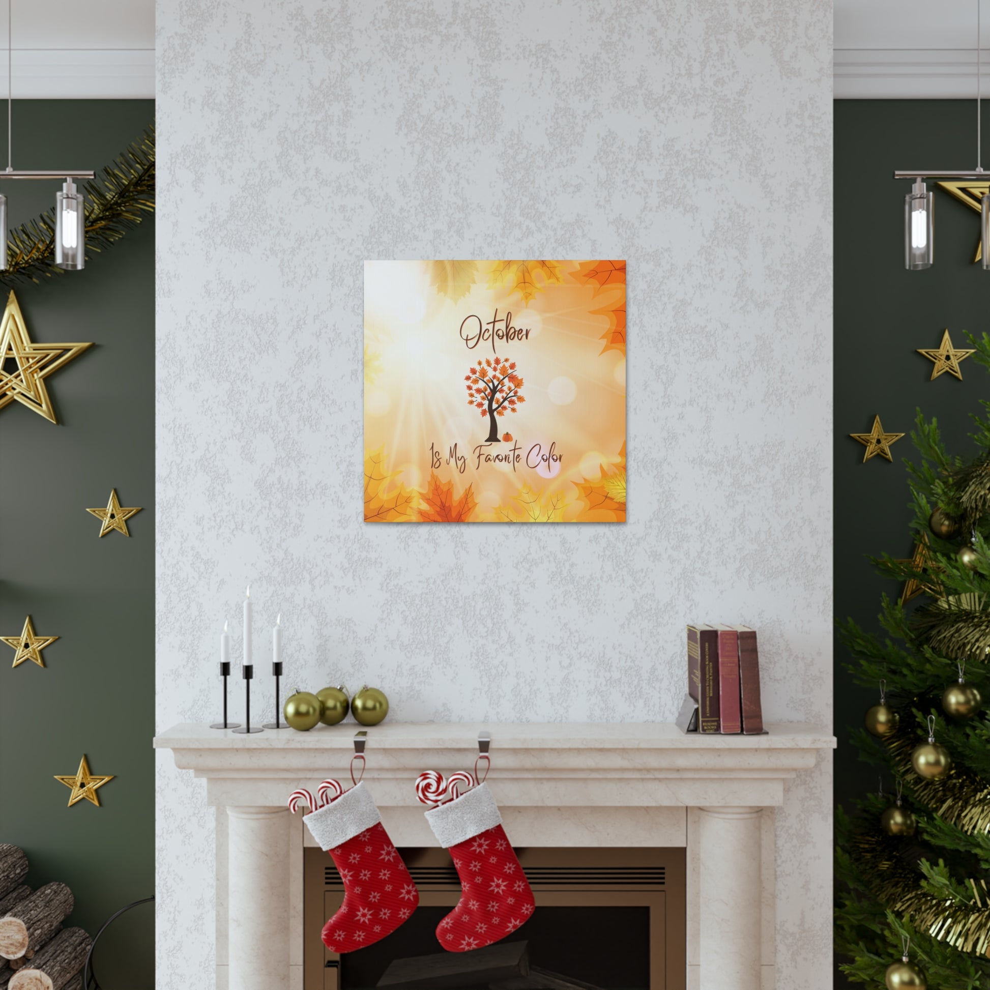 "October Is My Favorite Color" Wall Art - Weave Got Gifts - Unique Gifts You Won’t Find Anywhere Else!