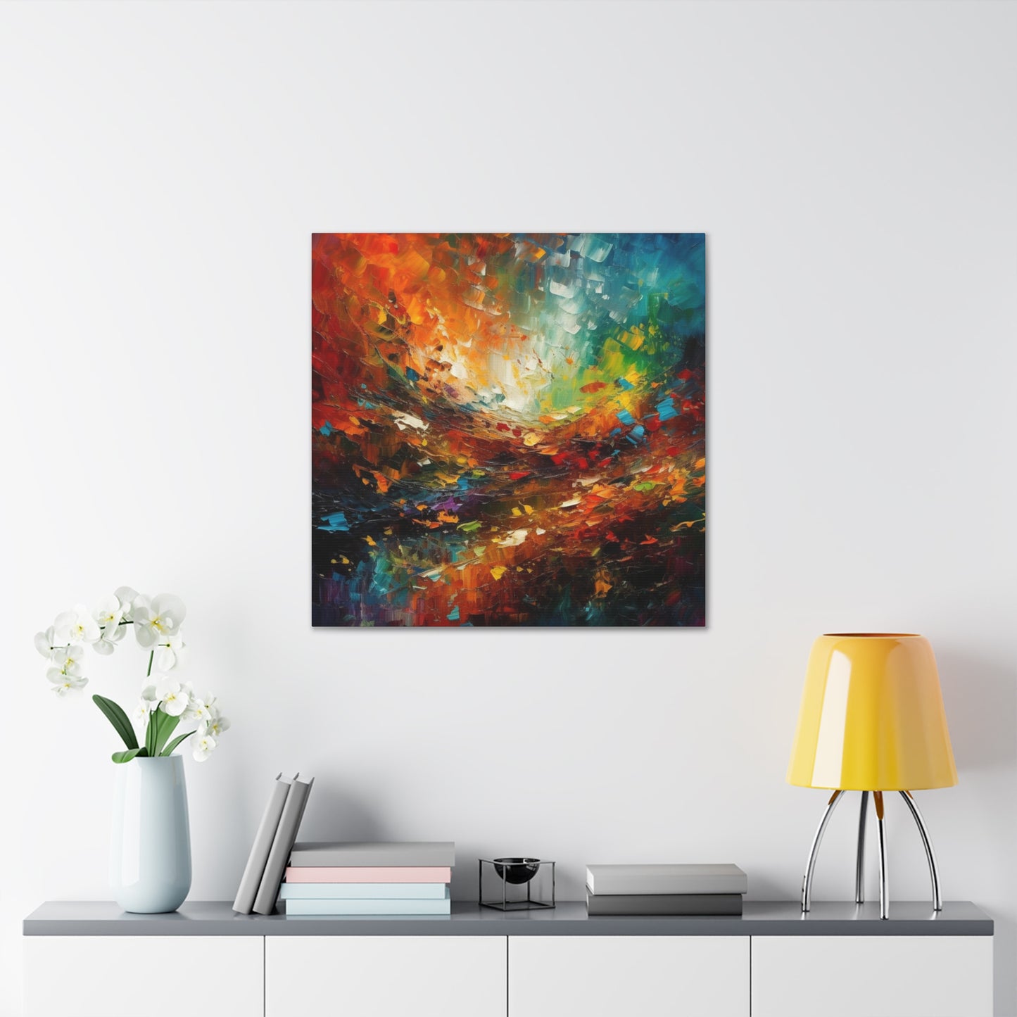 "Colorful Abstract Painting" Wall Art - Weave Got Gifts - Unique Gifts You Won’t Find Anywhere Else!