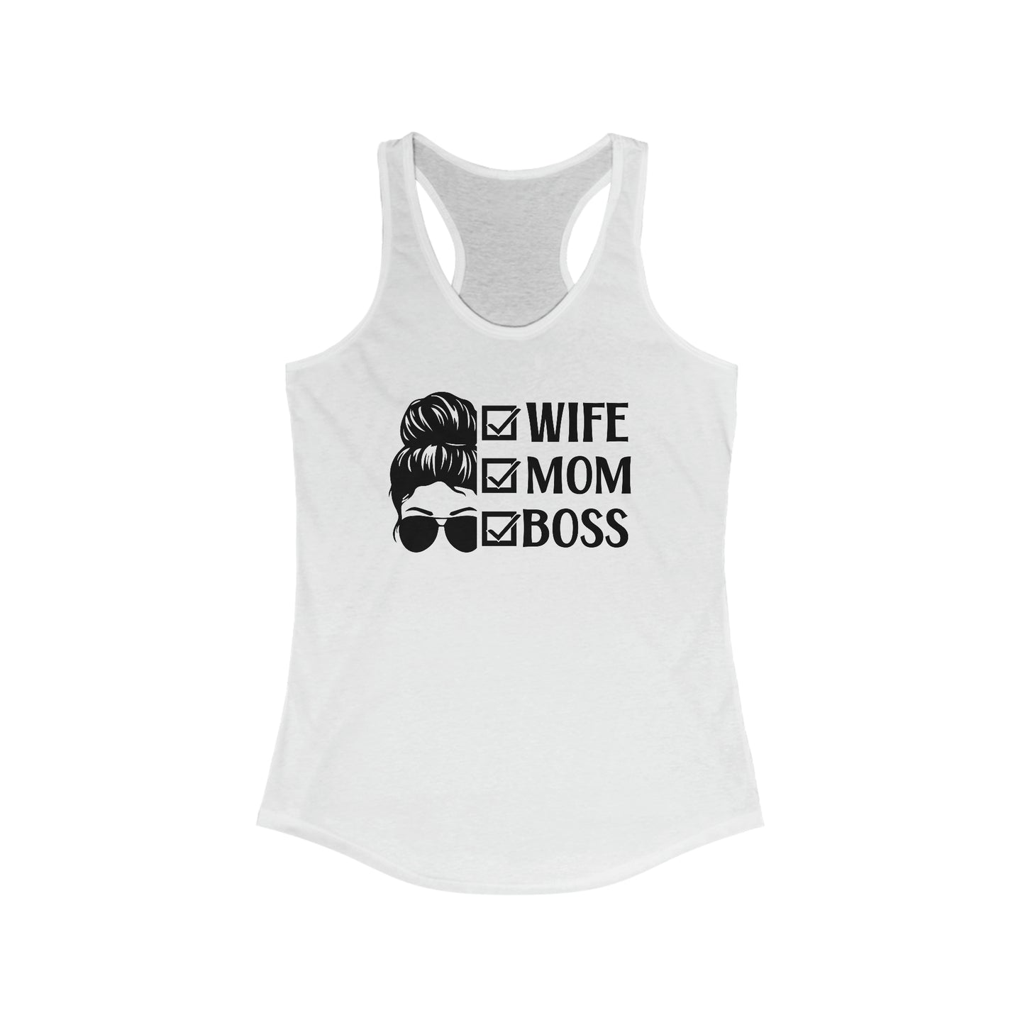 "Wife, Mom, Boss" Women's Tank Top - Weave Got Gifts - Unique Gifts You Won’t Find Anywhere Else!
