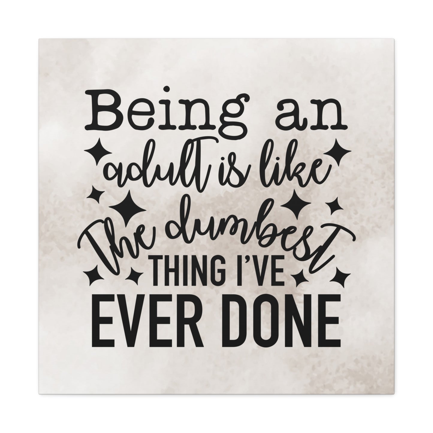 Gift for college students or young adults featuring a funny quote
