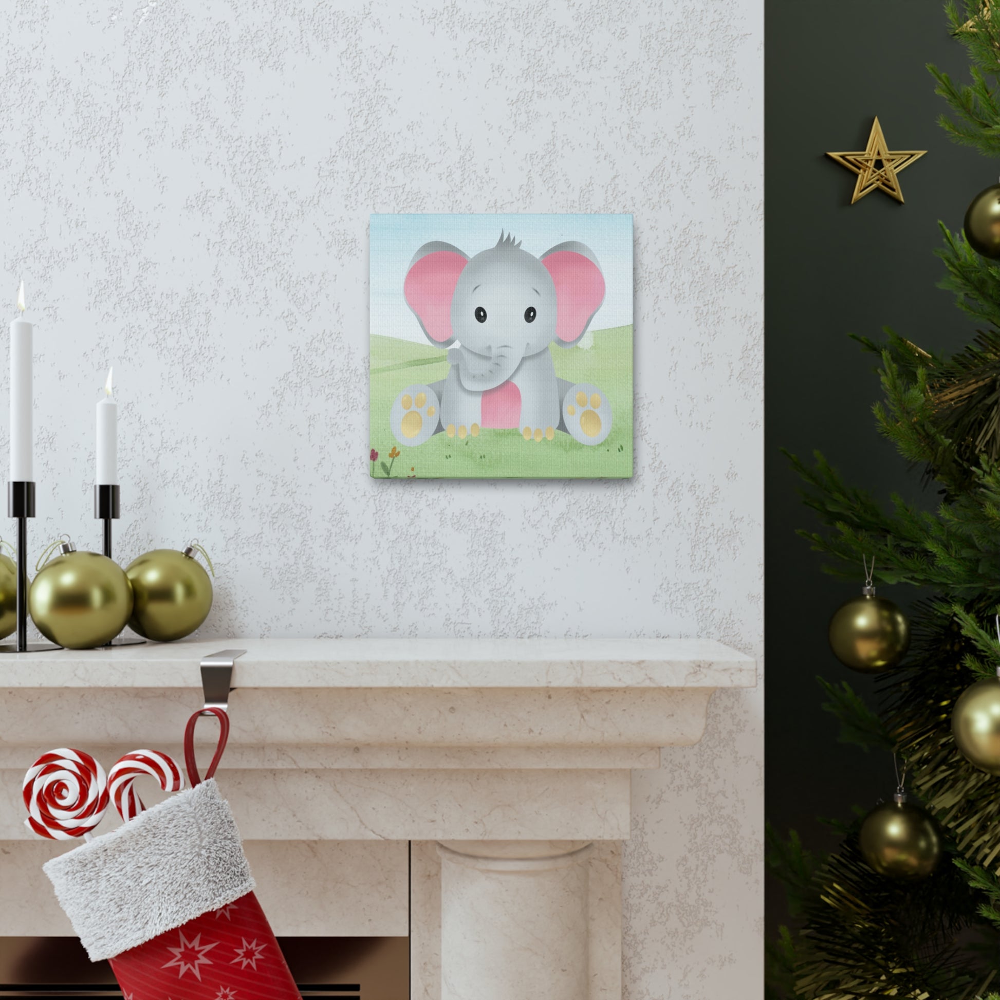 "Baby Elephant" Wall Art - Weave Got Gifts - Unique Gifts You Won’t Find Anywhere Else!