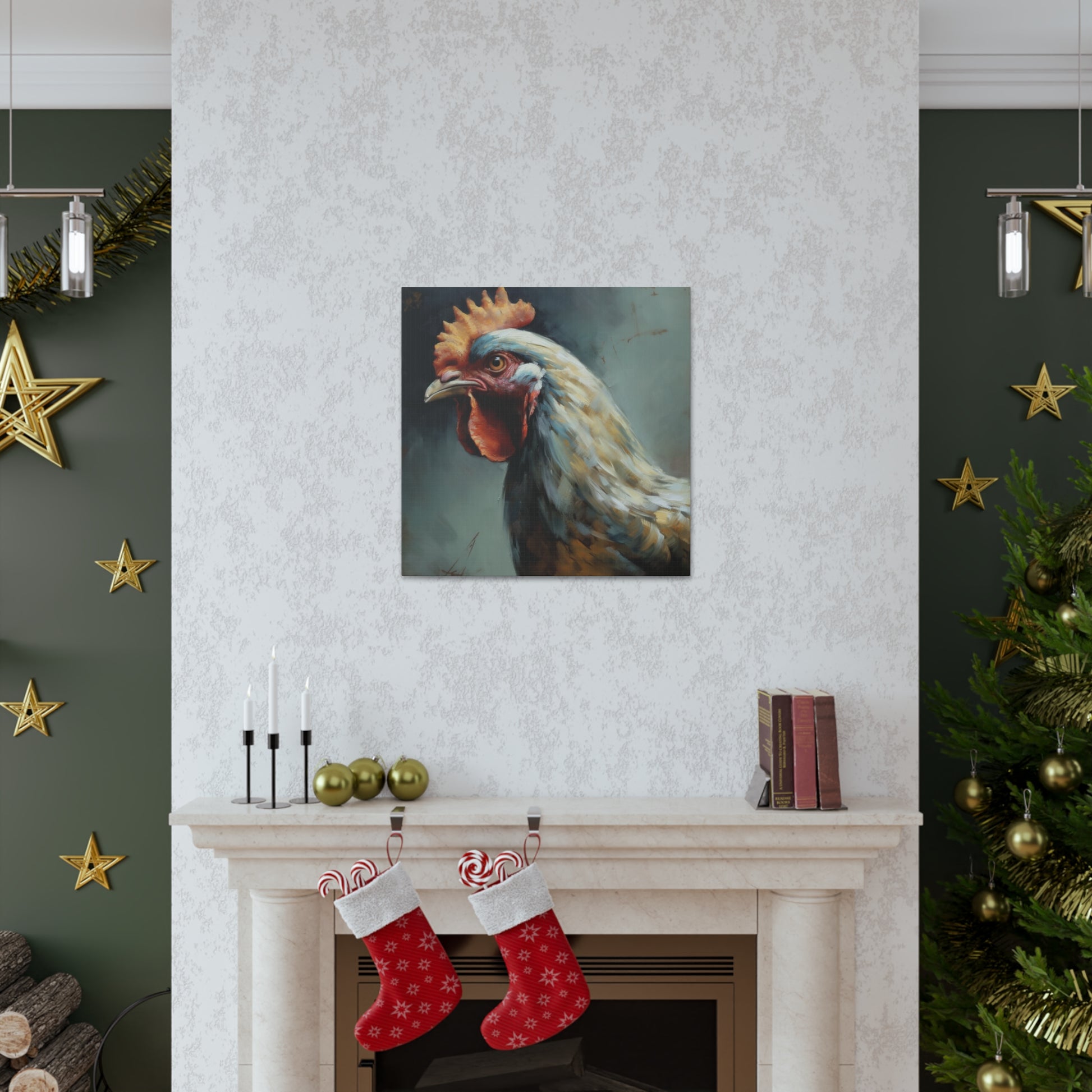 "Country Chicken" Wall Art - Weave Got Gifts - Unique Gifts You Won’t Find Anywhere Else!