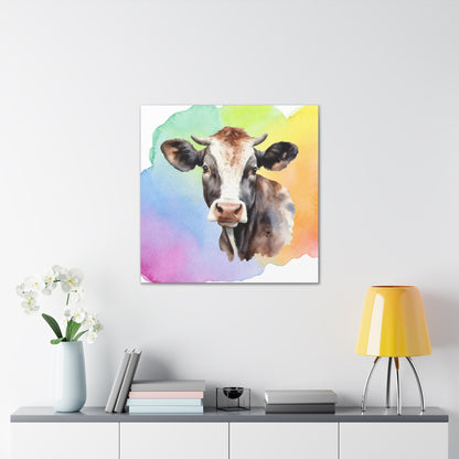 "Vibrant Color Cow" Wall Art - Weave Got Gifts - Unique Gifts You Won’t Find Anywhere Else!