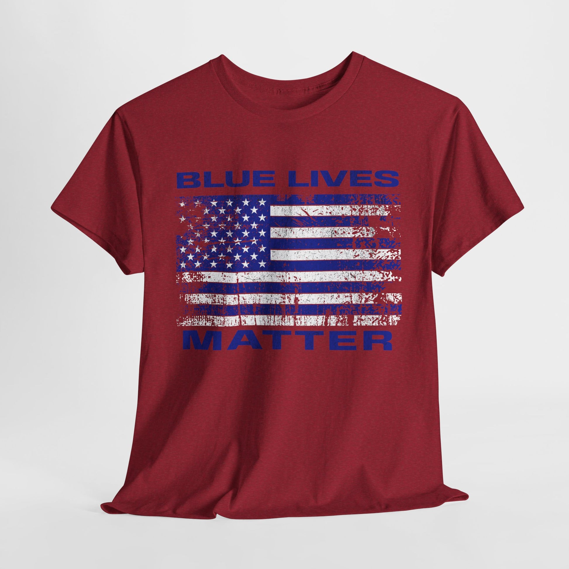 Blue Lives Matter tee for police supporters and families
