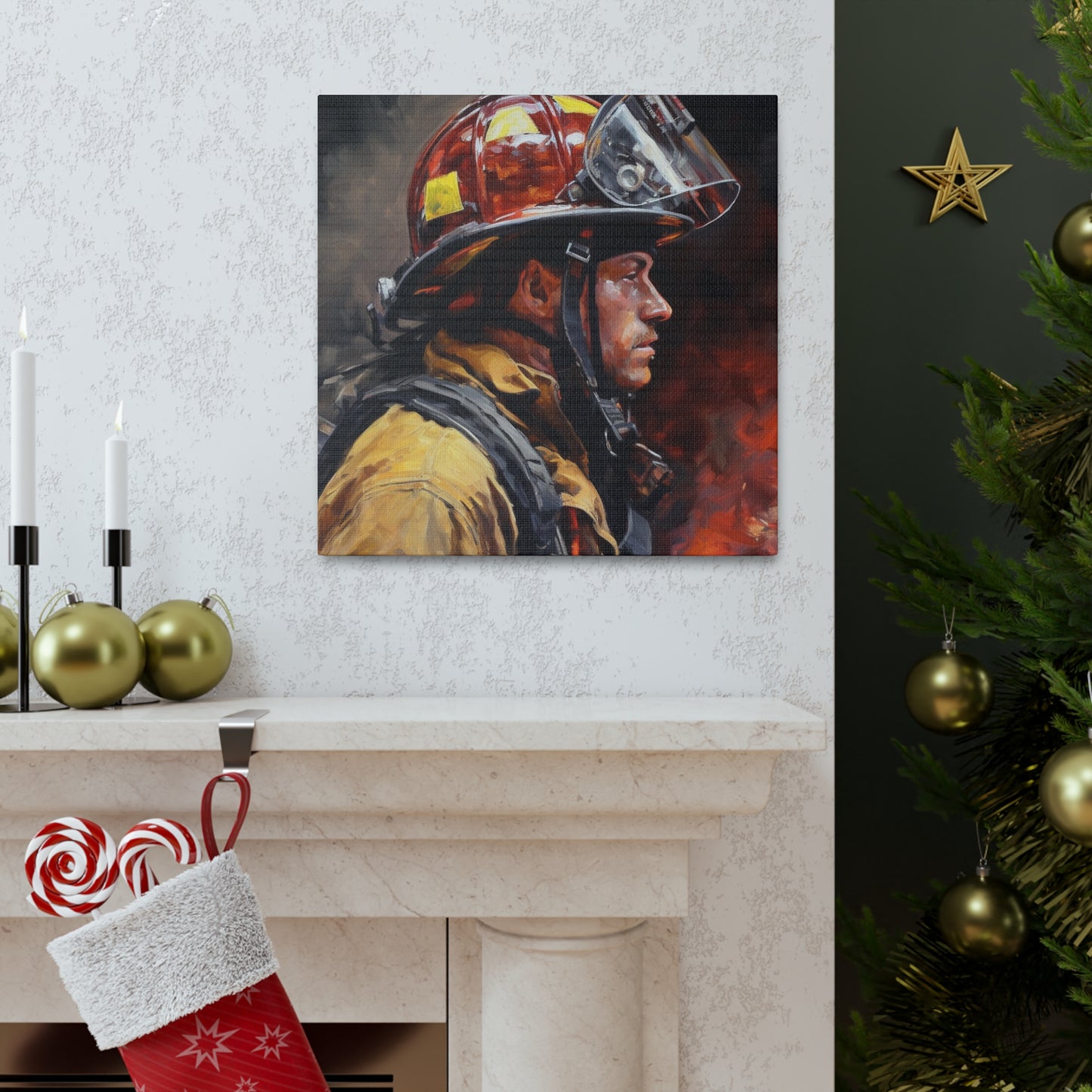 "Firefighter" Hero" Wall Art - Weave Got Gifts - Unique Gifts You Won’t Find Anywhere Else!