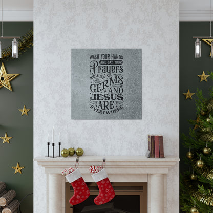 "Wash Your Hands & Say Your Prayers" Wall Art - Weave Got Gifts - Unique Gifts You Won’t Find Anywhere Else!