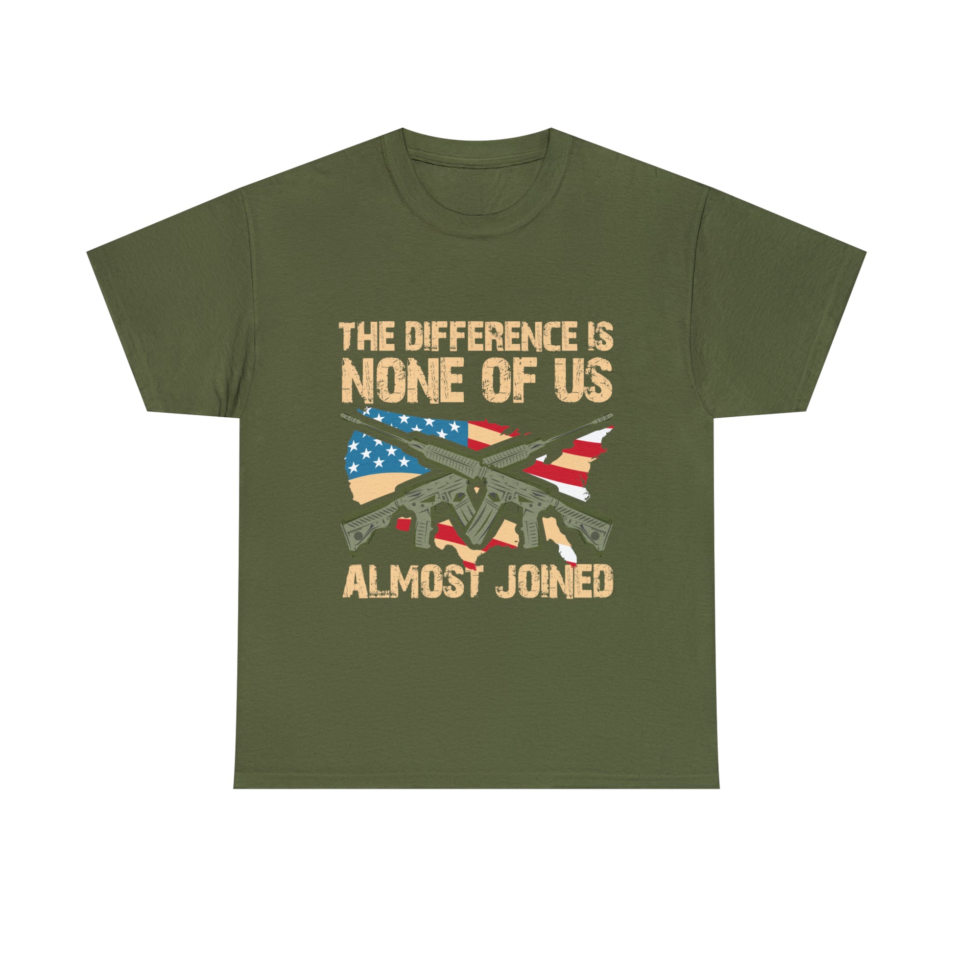 Proud veteran shirt with bold commitment quote
